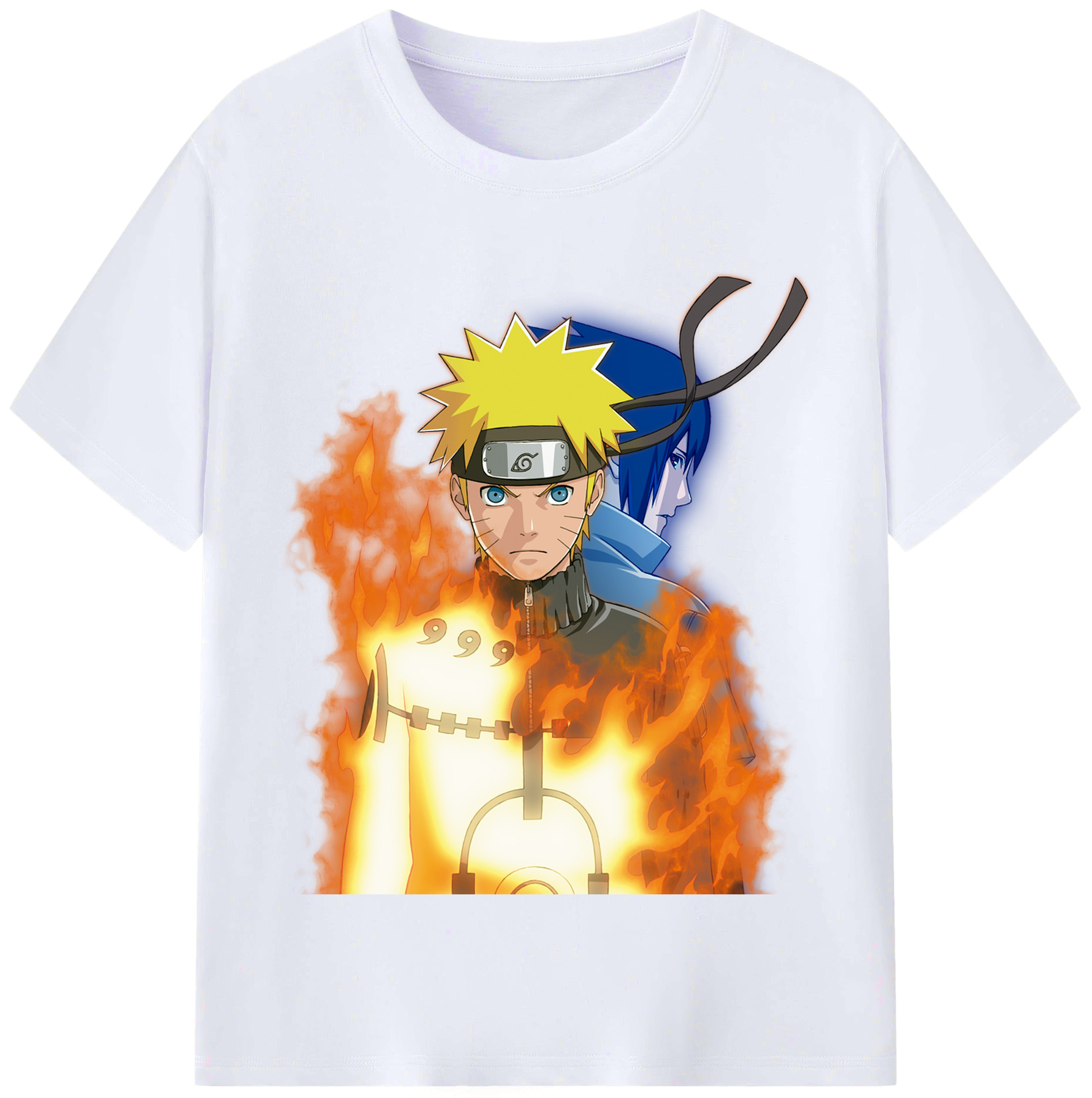 （画像用） NARUTO -ナルト- うずまき ナルト Uzumaki Naruto レディースカジュアルプリントTシャツ（綿100％）