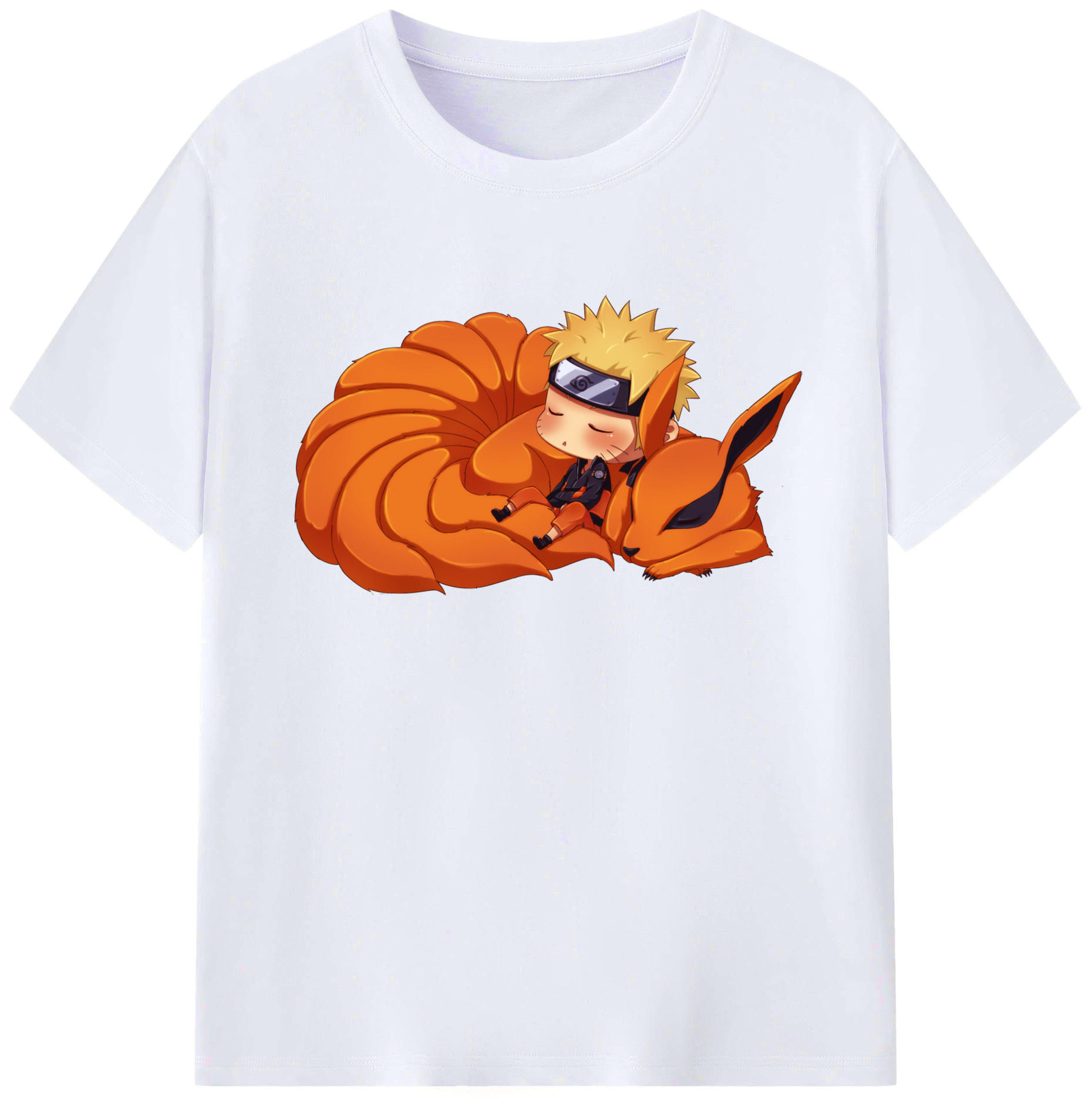 （画像用） NARUTO -ナルト- うずまき ナルト Uzumaki Naruto レディースカジュアルプリントTシャツ（綿100％）