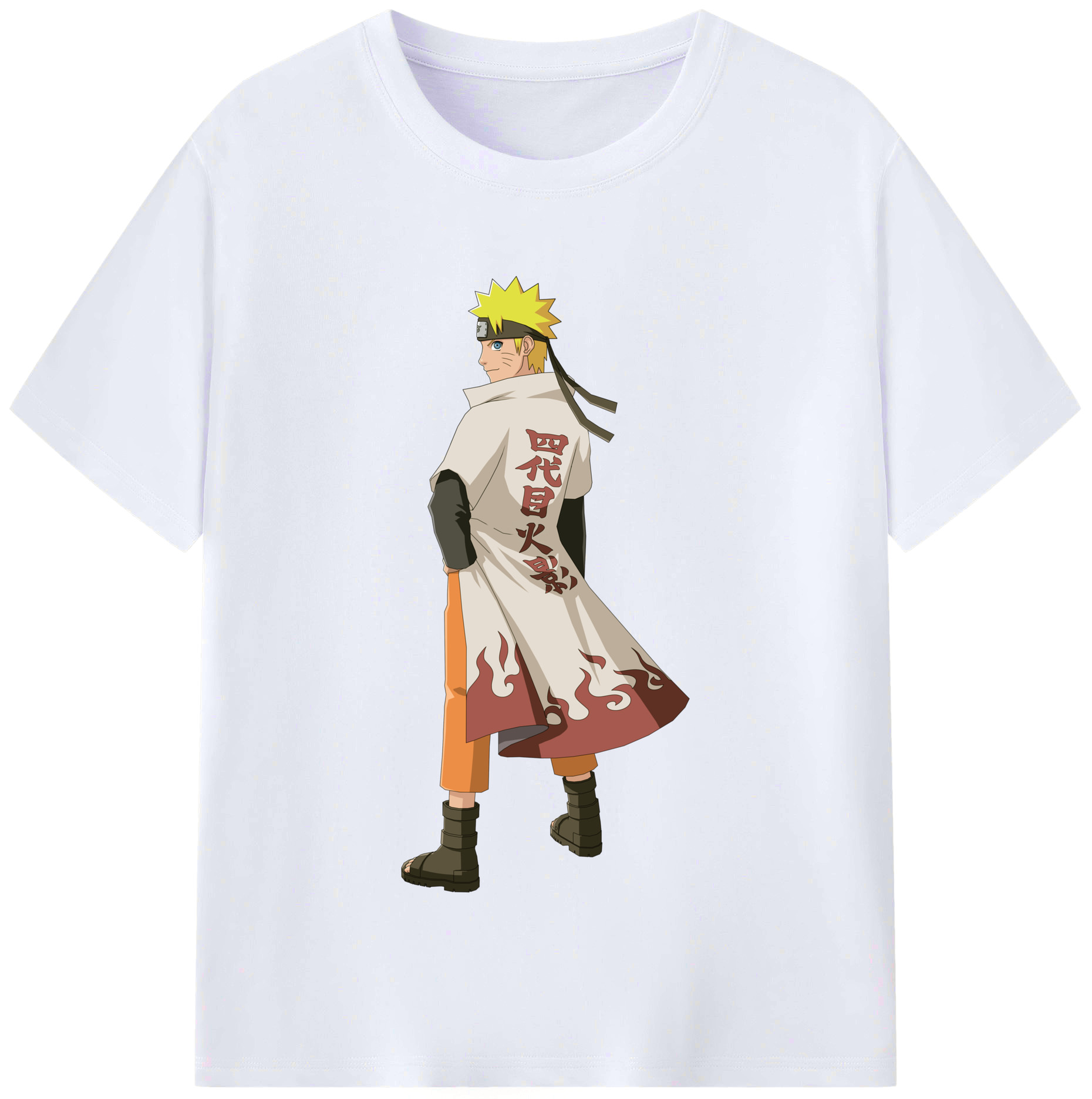 （画像用） NARUTO -ナルト- うずまき ナルト Uzumaki Naruto レディースカジュアルプリントTシャツ（綿100％）