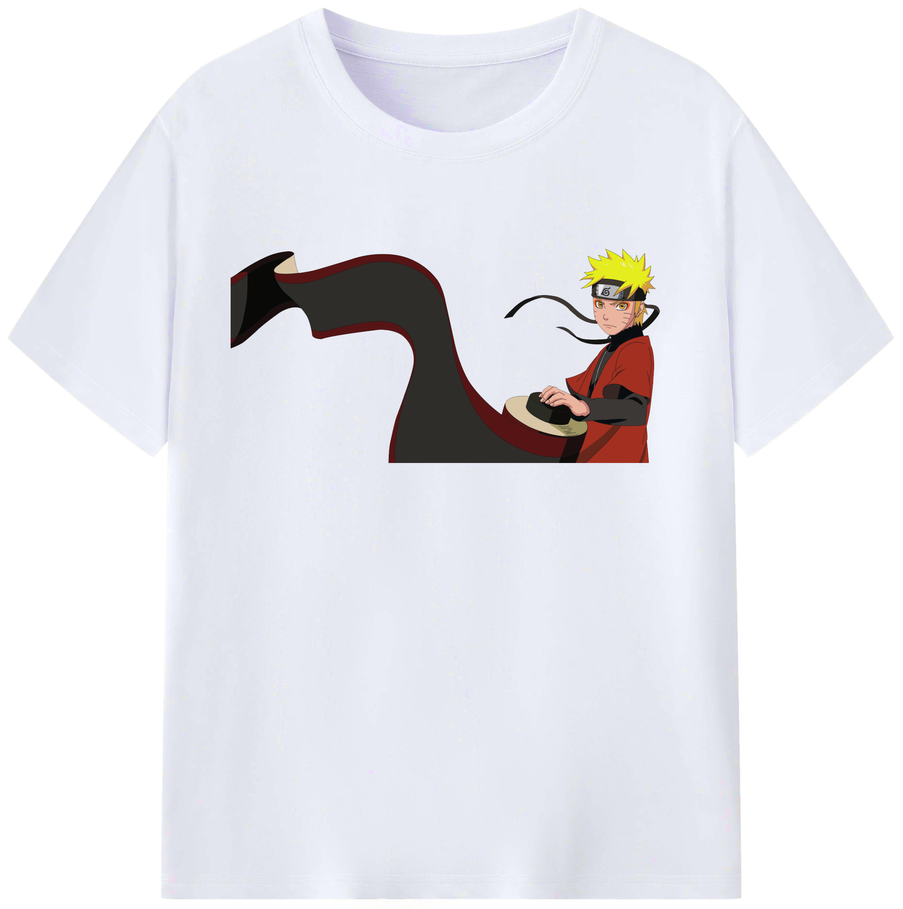 （画像用） NARUTO -ナルト- うずまき ナルト Uzumaki Naruto レディースカジュアルプリントTシャツ（綿100％）