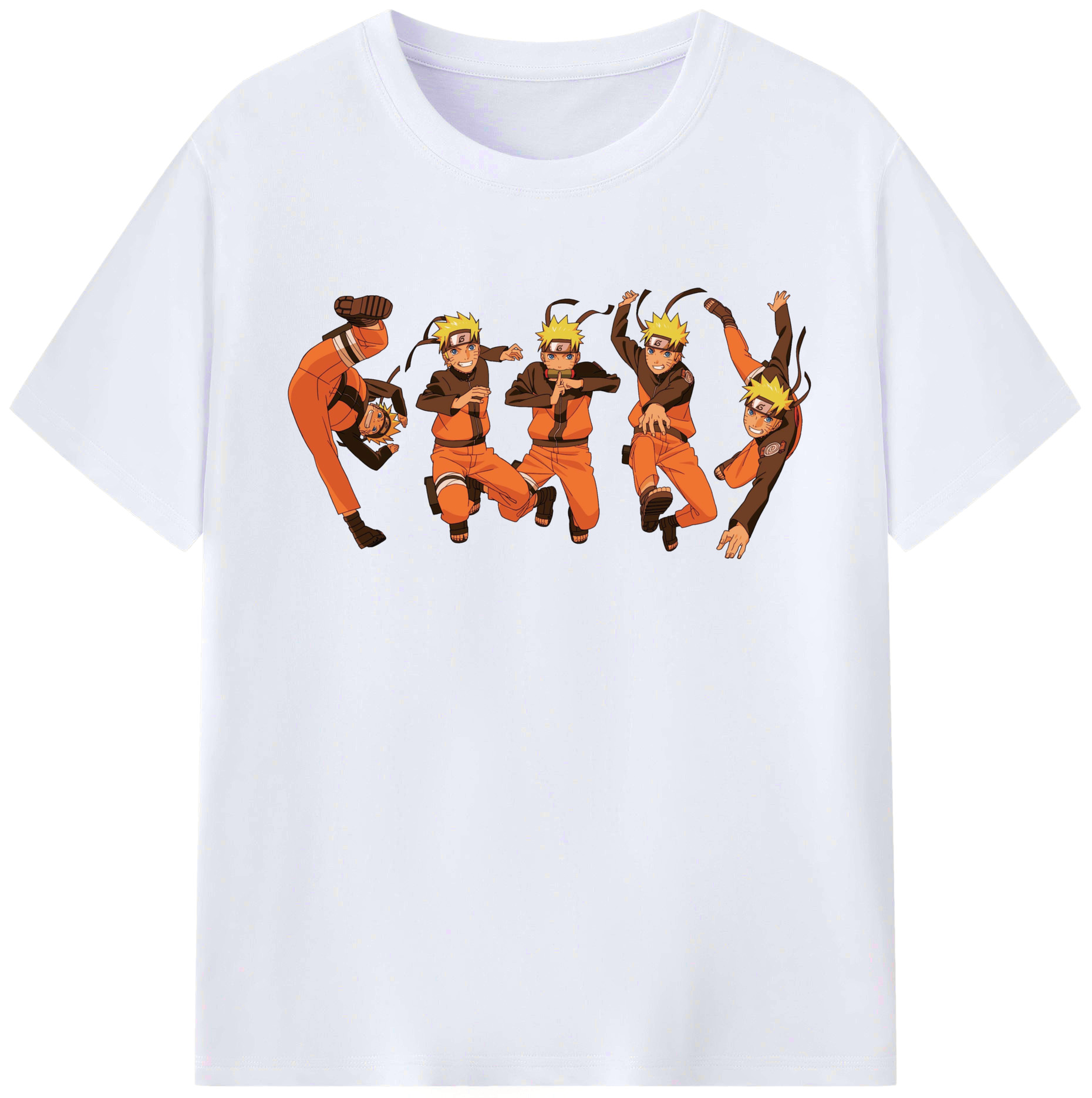 （画像用） NARUTO -ナルト- うずまき ナルト Uzumaki Naruto レディースカジュアルプリントTシャツ（綿100％）