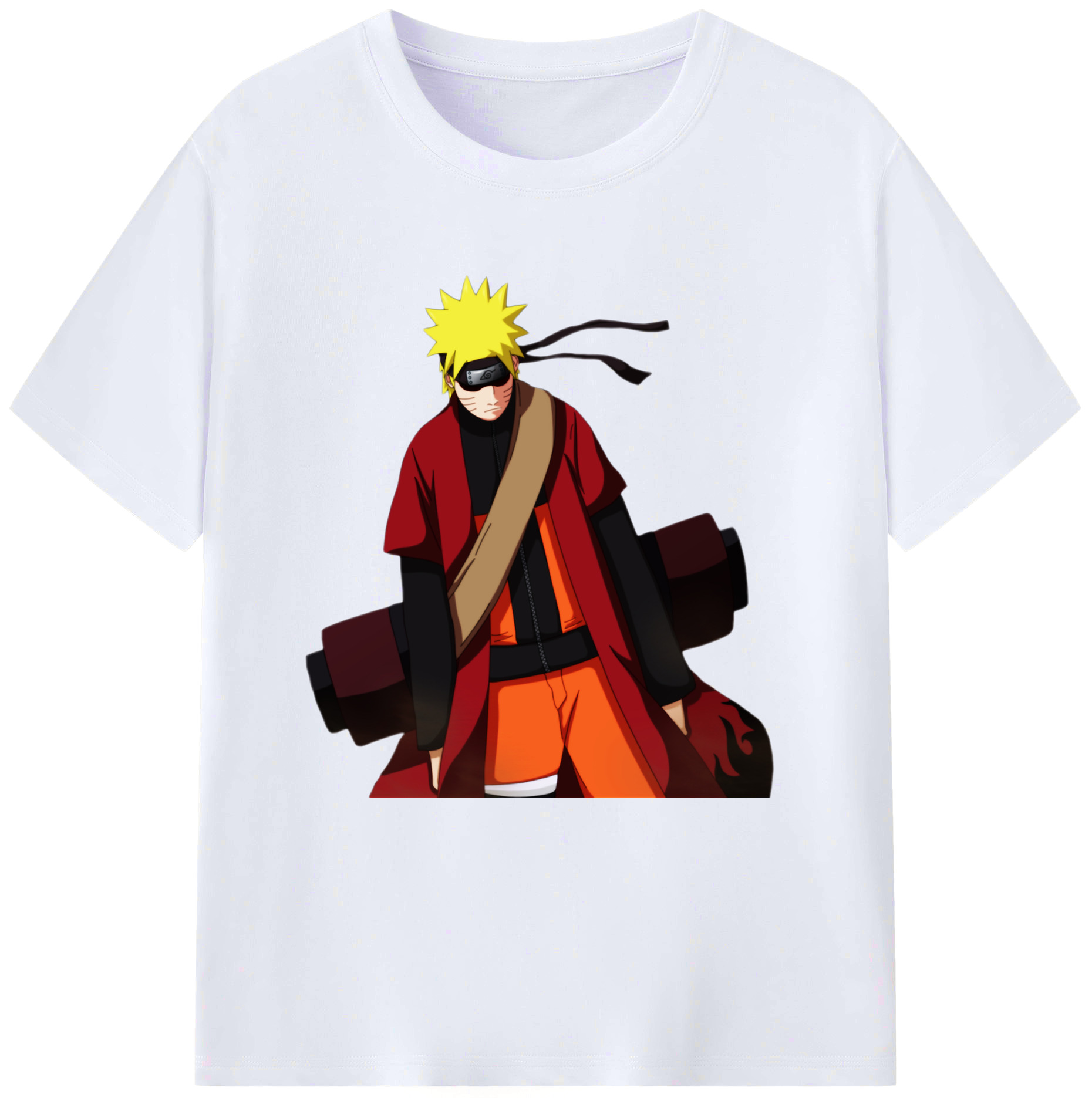 （画像用） NARUTO -ナルト- うずまき ナルト Uzumaki Naruto レディースカジュアルプリントTシャツ（綿100％）
