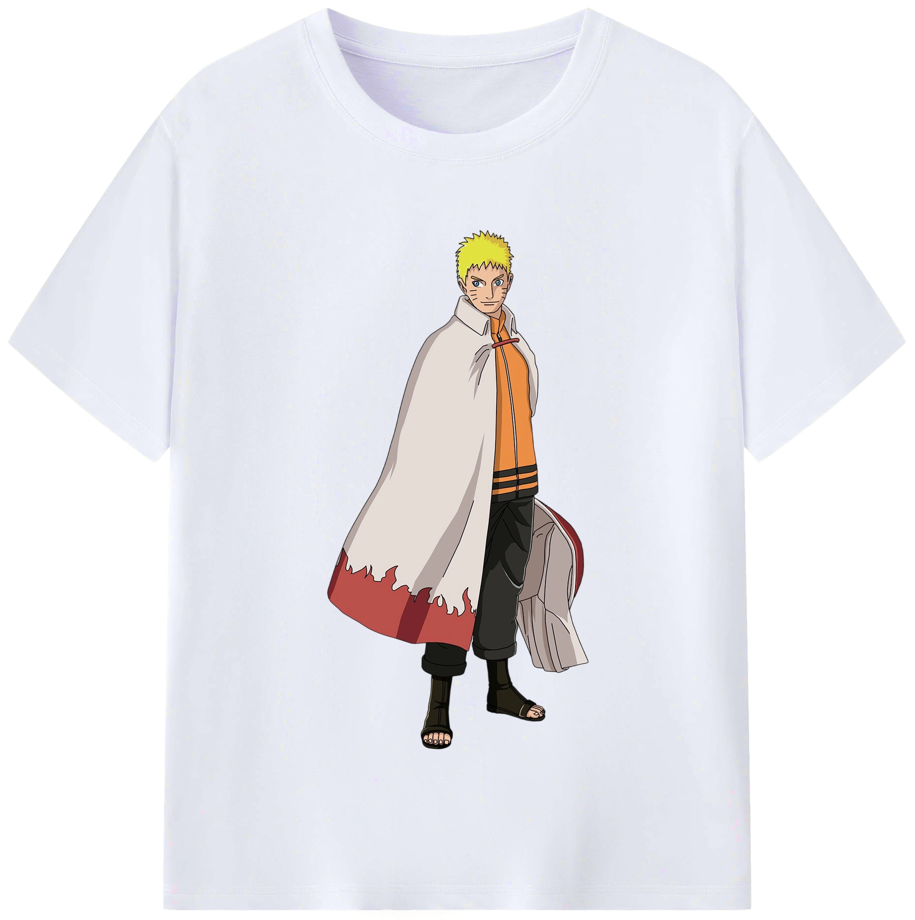 （画像用） NARUTO -ナルト- うずまき ナルト Uzumaki Naruto レディースカジュアルプリントTシャツ（綿100％）