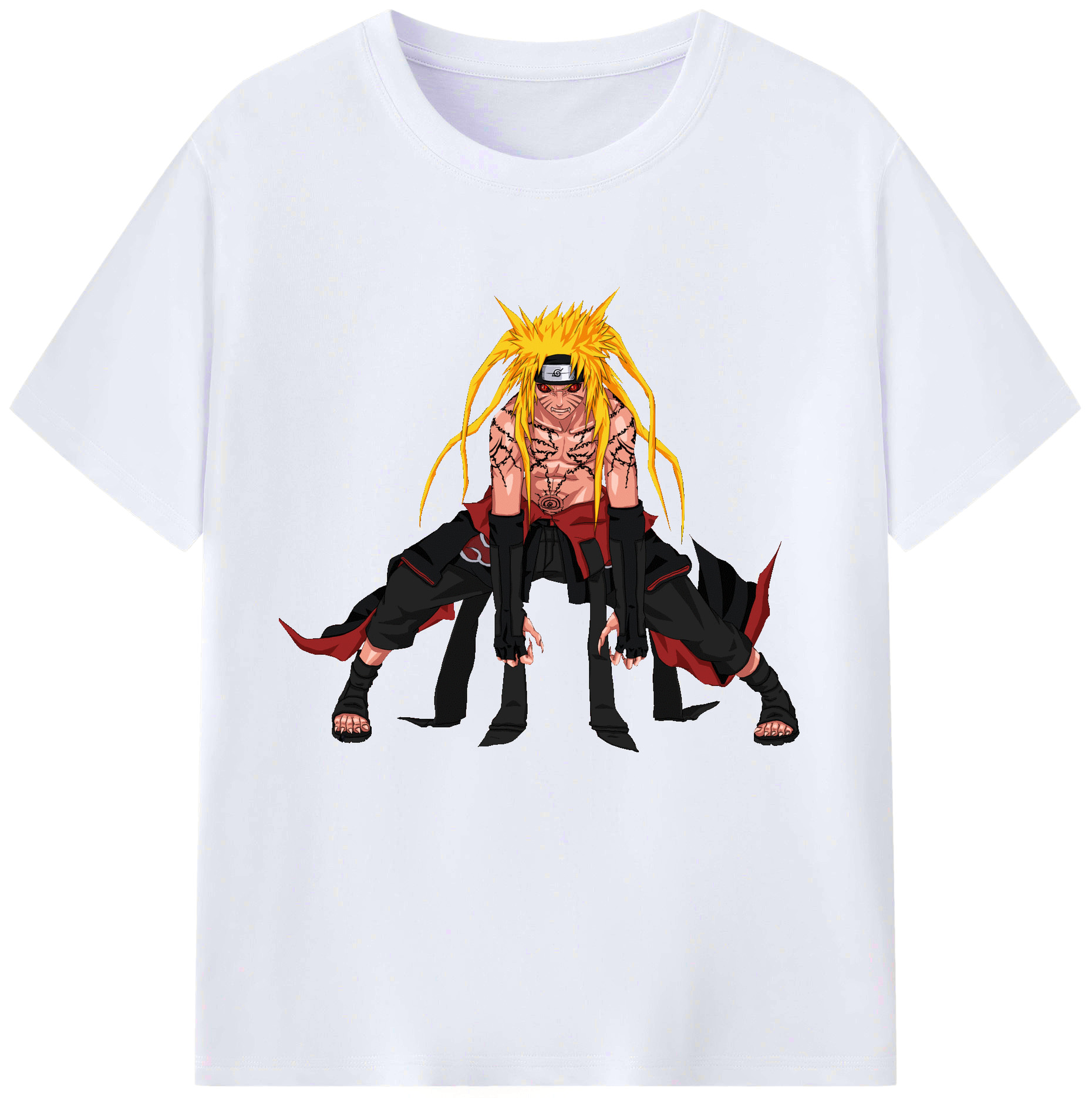 （画像用） NARUTO -ナルト- うずまき ナルト Uzumaki Naruto レディースカジュアルプリントTシャツ（綿100％）
