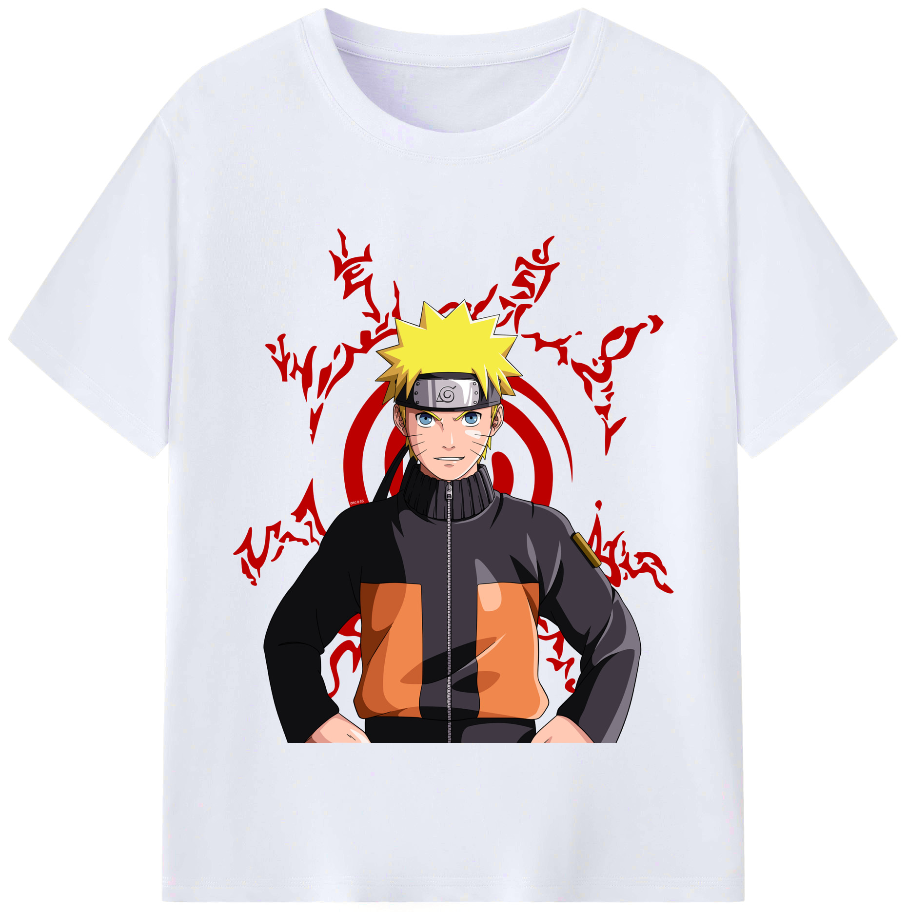 （画像用） NARUTO -ナルト- うずまき ナルト Uzumaki Naruto レディースカジュアルプリントTシャツ（綿100％）