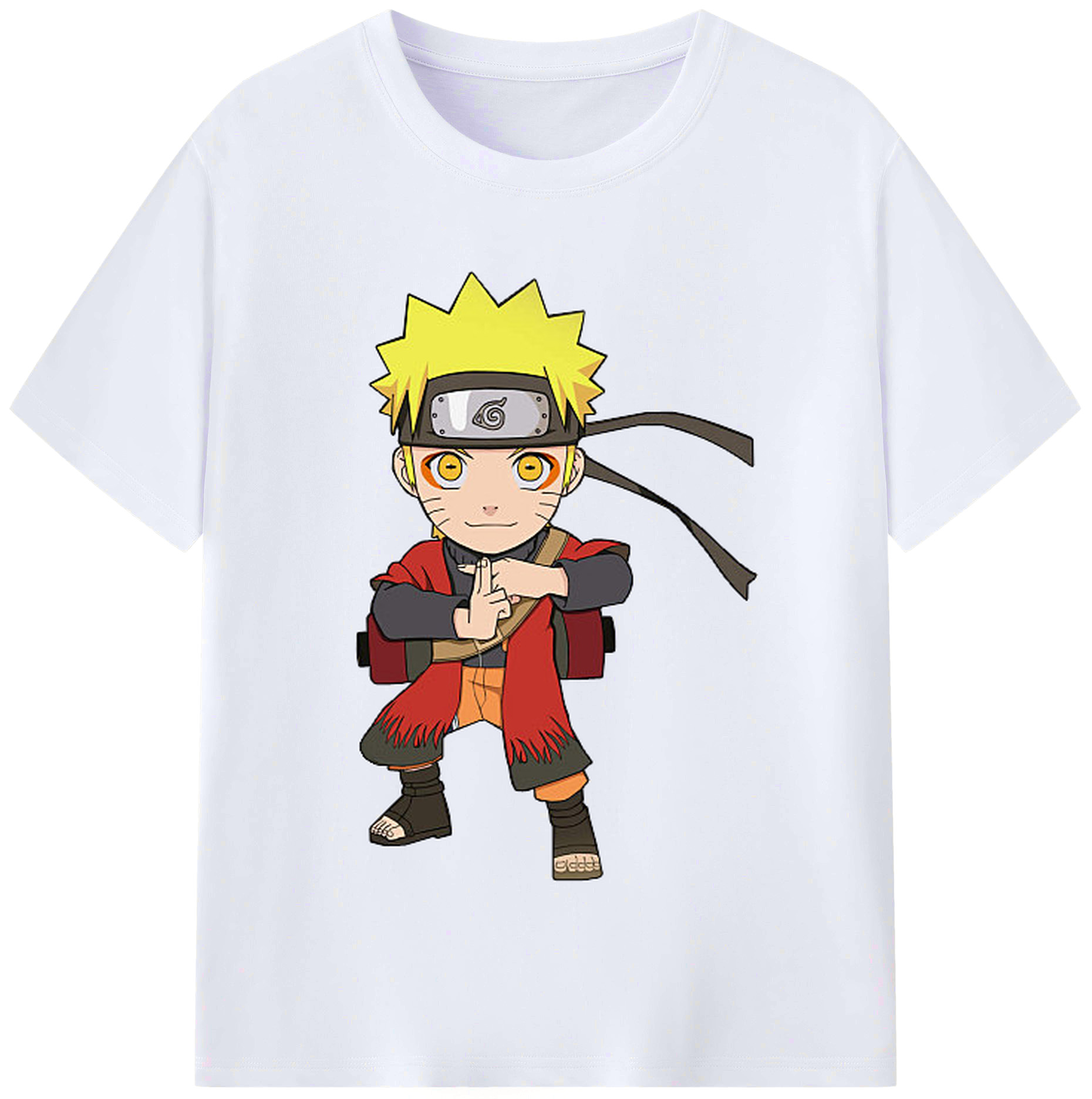 （画像用） NARUTO -ナルト- うずまき ナルト Uzumaki Naruto レディースカジュアルプリントTシャツ（綿100％）