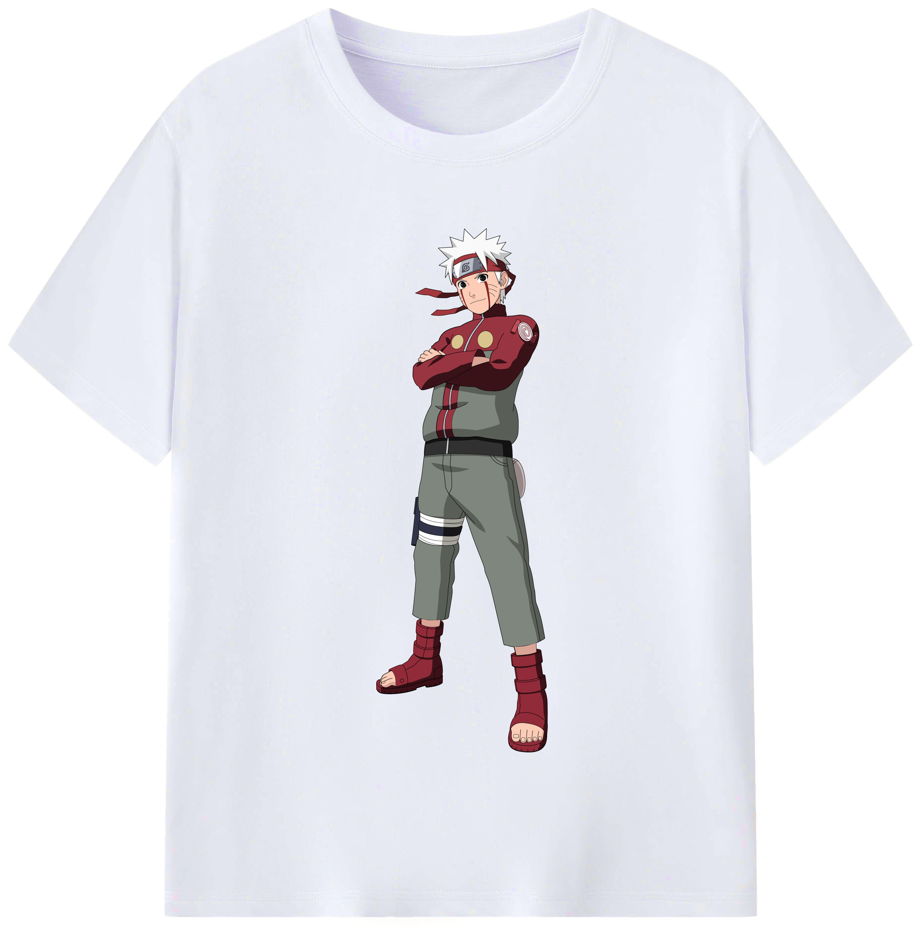 （画像用） NARUTO -ナルト- うずまき ナルト Uzumaki Naruto レディースカジュアルプリントTシャツ（綿100％）