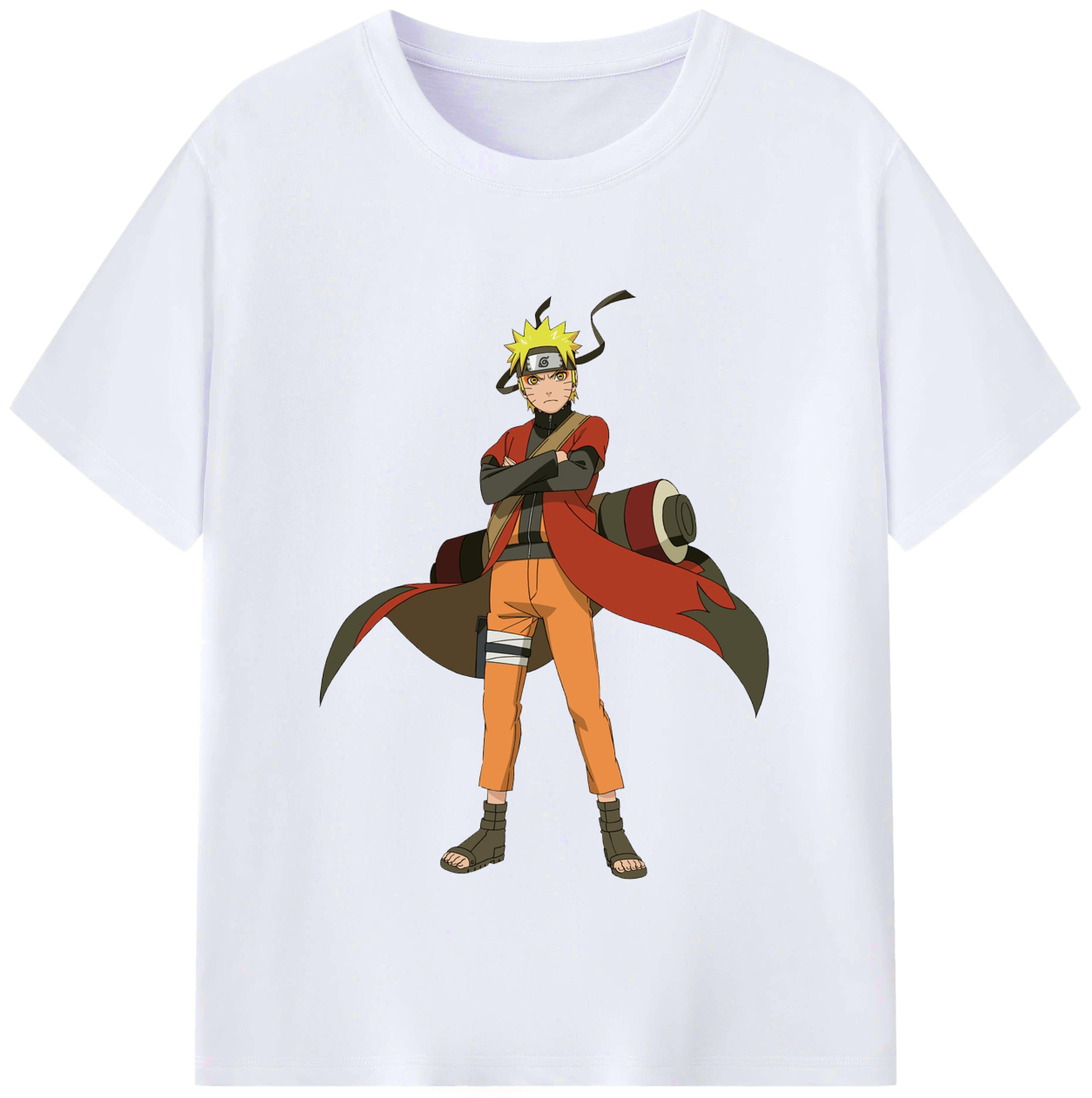 （画像用） NARUTO -ナルト- うずまき ナルト Uzumaki Naruto レディースカジュアルプリントTシャツ（綿100％）