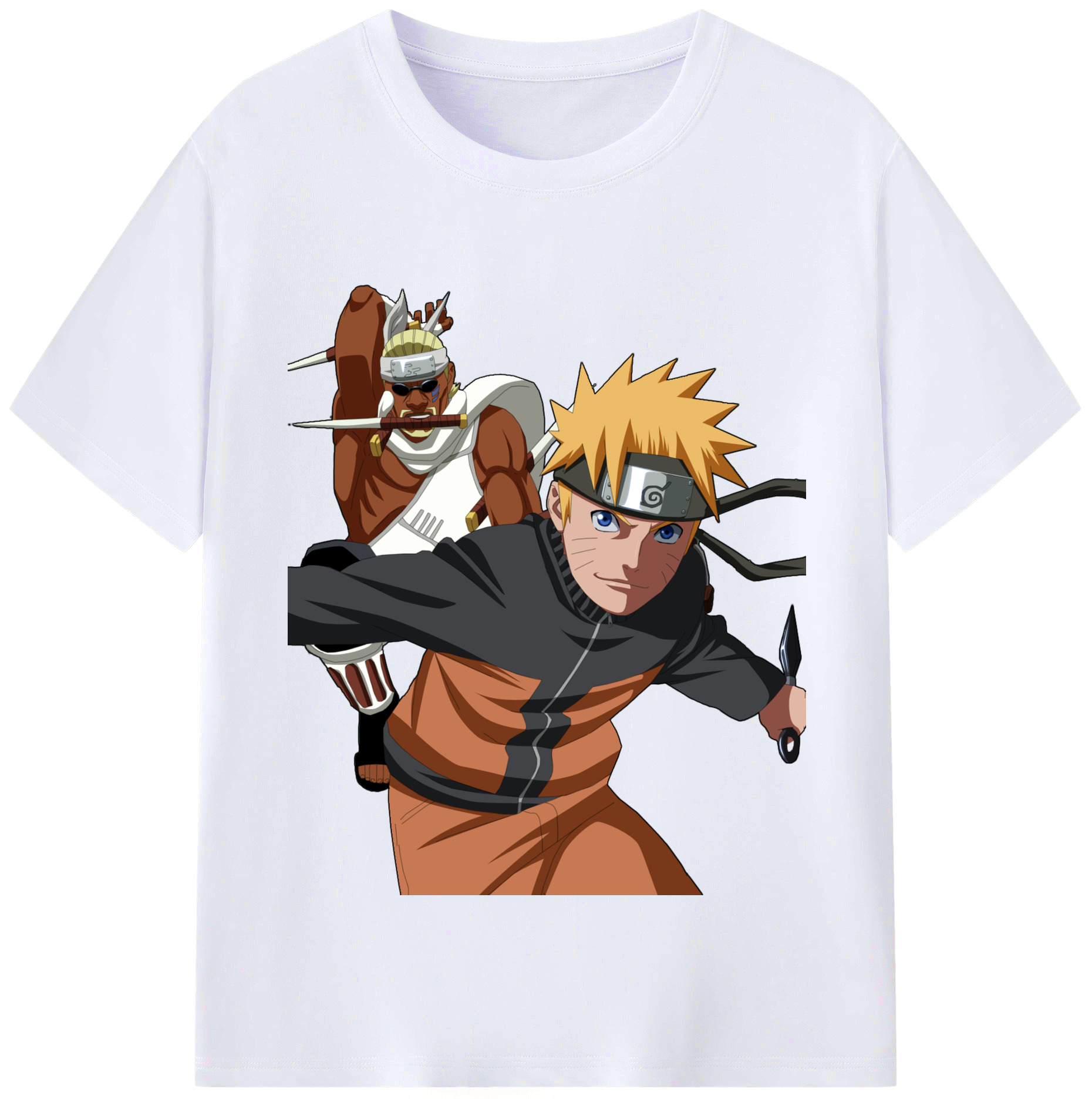 （画像用） NARUTO -ナルト- うずまき ナルト Uzumaki Naruto レディースカジュアルプリントTシャツ（綿100％）