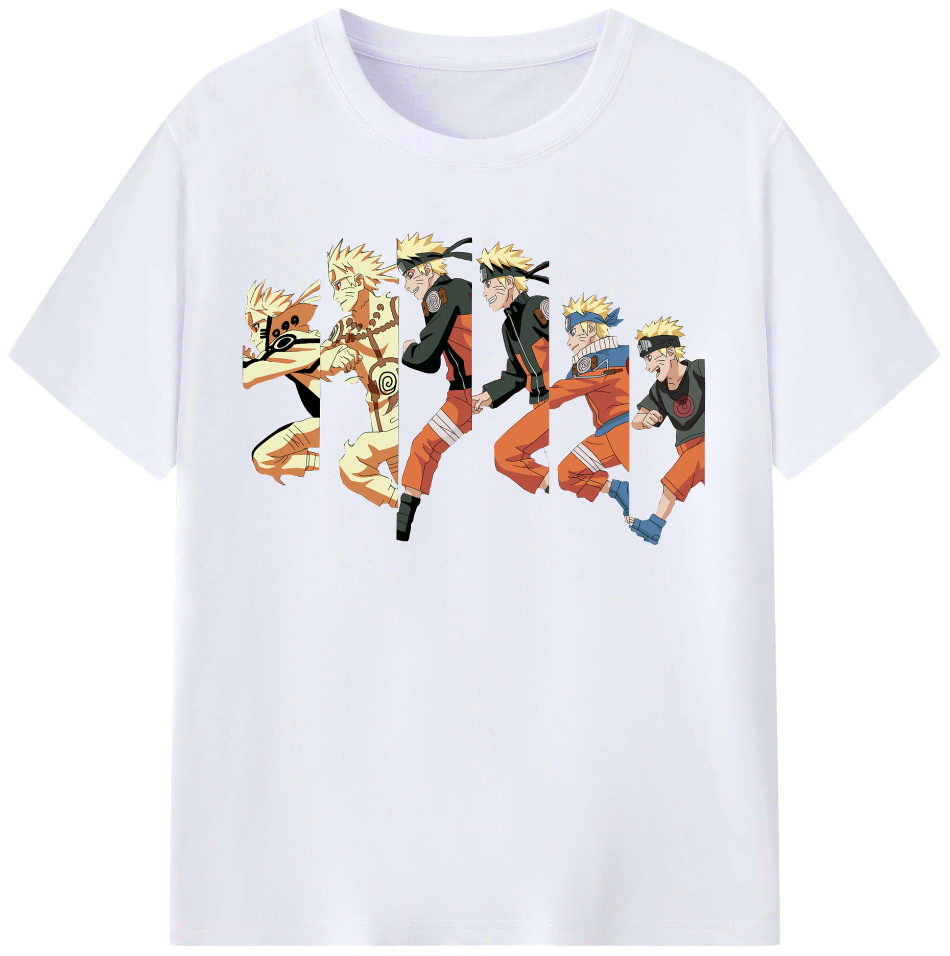 （画像用） NARUTO -ナルト- うずまき ナルト Uzumaki Naruto レディースカジュアルプリントTシャツ（綿100％）