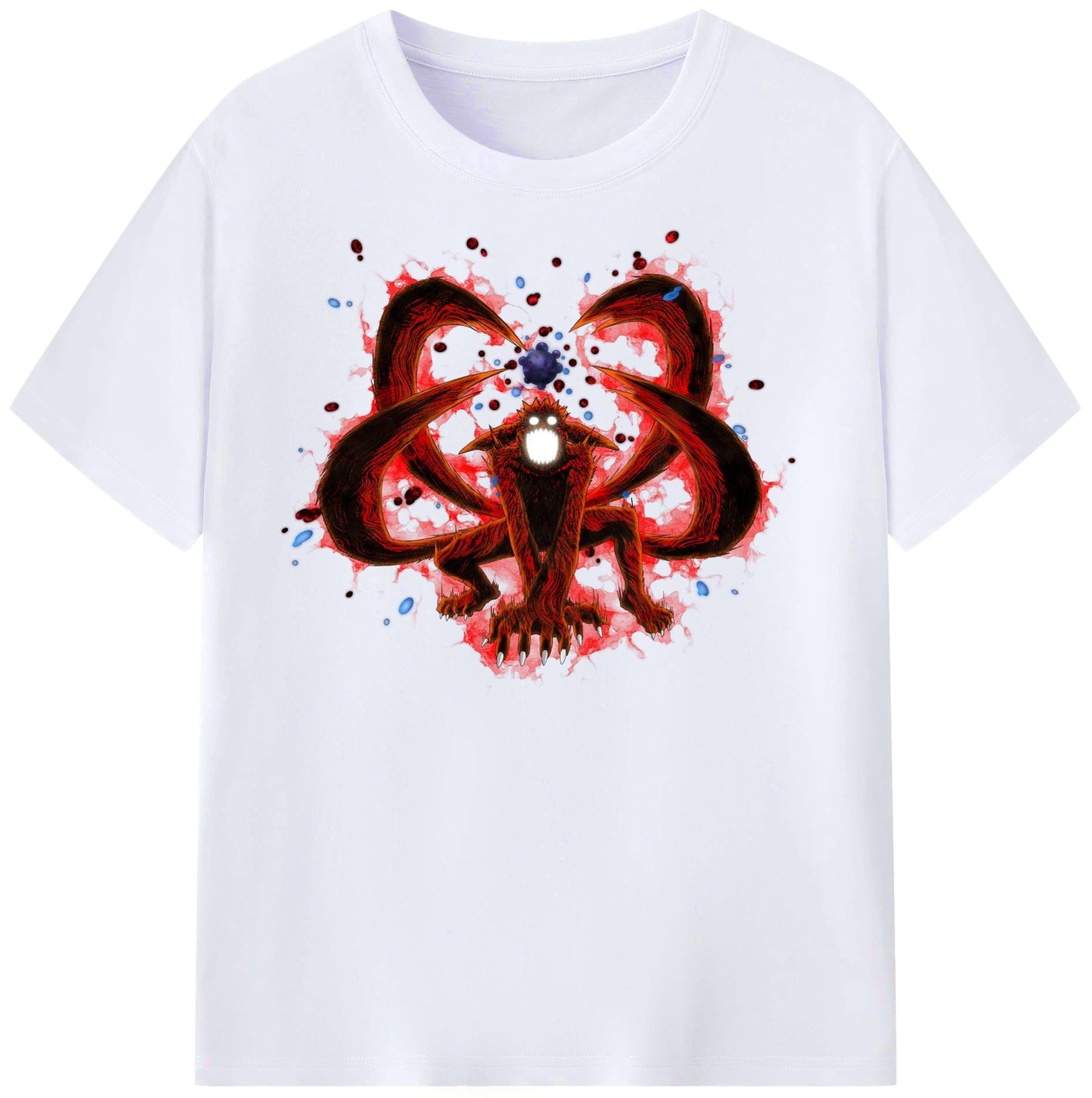 （画像用） NARUTO -ナルト- うずまき ナルト Uzumaki Naruto レディースカジュアルプリントTシャツ（綿100％）