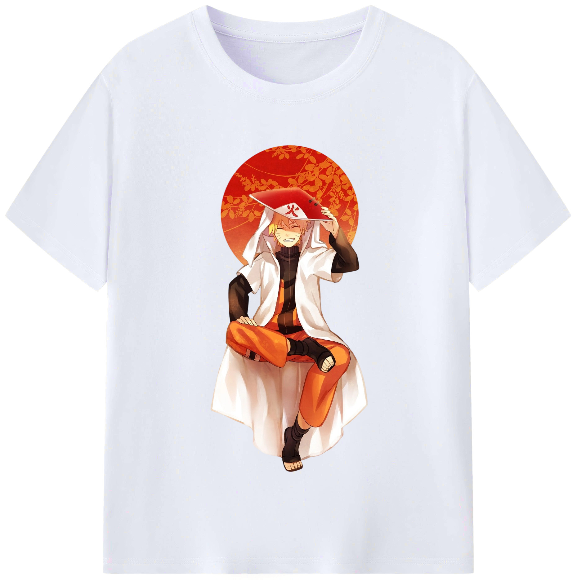 （画像用） NARUTO -ナルト- うずまき ナルト Uzumaki Naruto レディースカジュアルプリントTシャツ（綿100％）