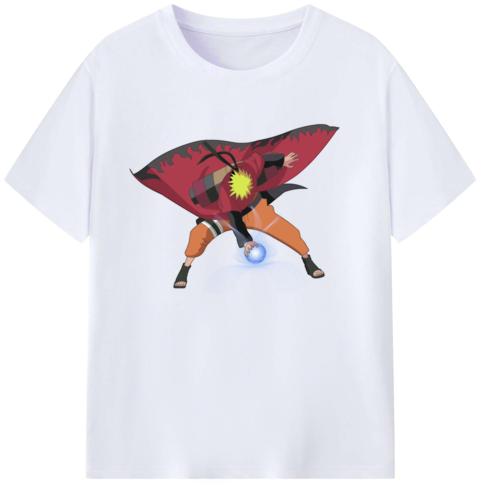 （画像用） NARUTO -ナルト- うずまき ナルト Uzumaki Naruto レディースカジュアルプリントTシャツ（綿100％）