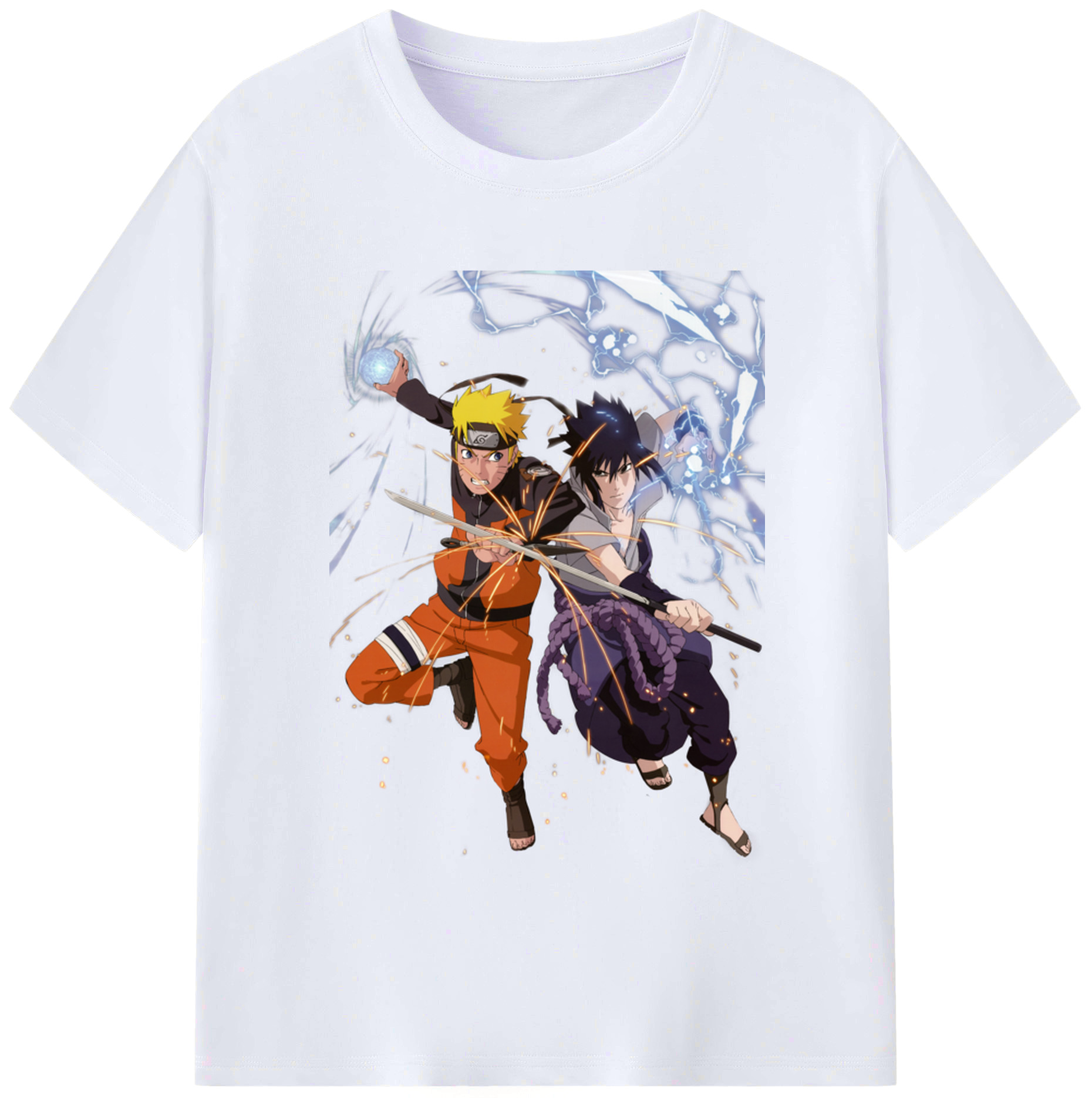 （画像用） NARUTO -ナルト- うずまき ナルト Uzumaki Naruto レディースカジュアルプリントTシャツ（綿100％）