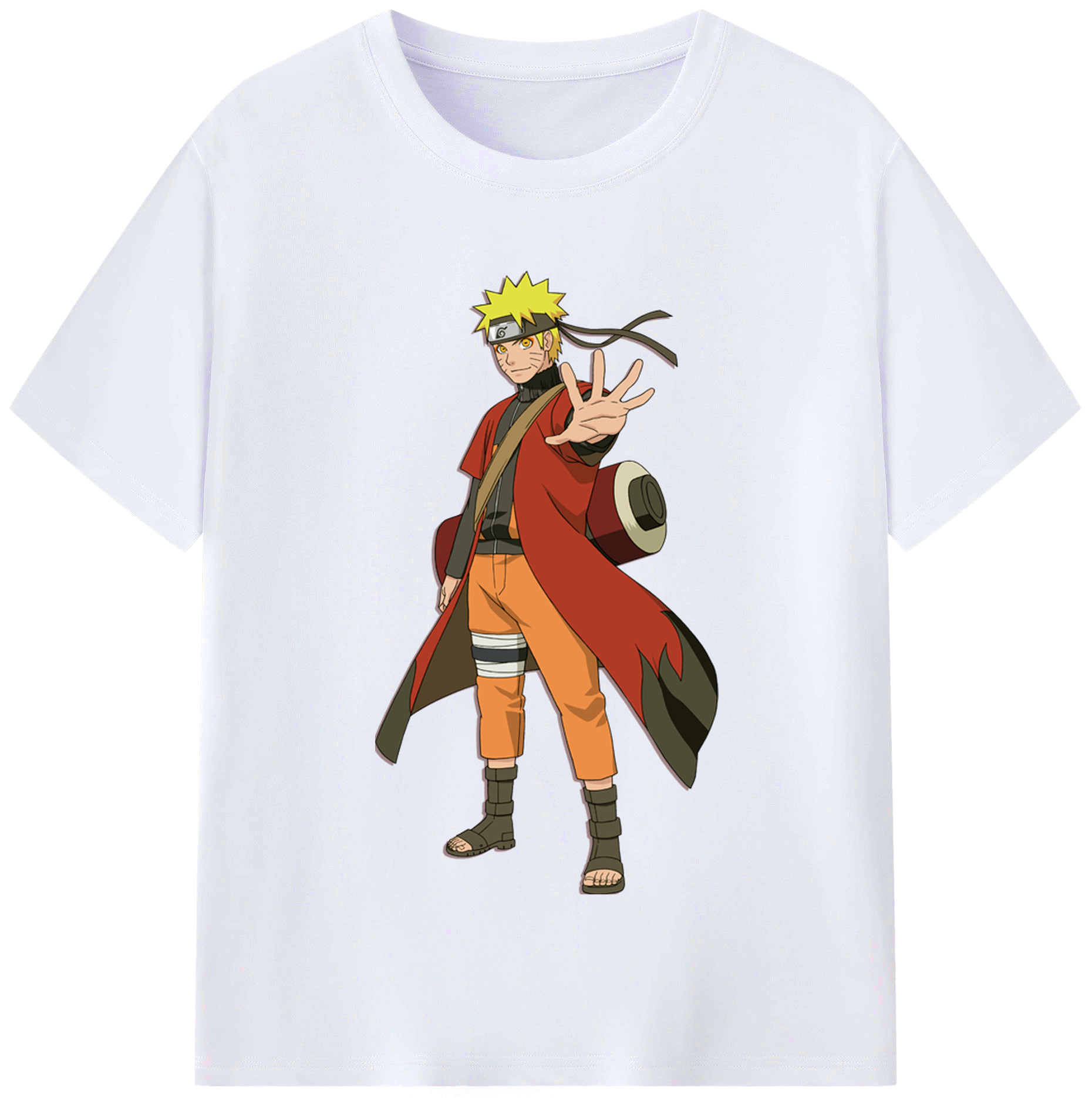 （画像用） NARUTO -ナルト- うずまき ナルト Uzumaki Naruto レディースカジュアルプリントTシャツ（綿100％）