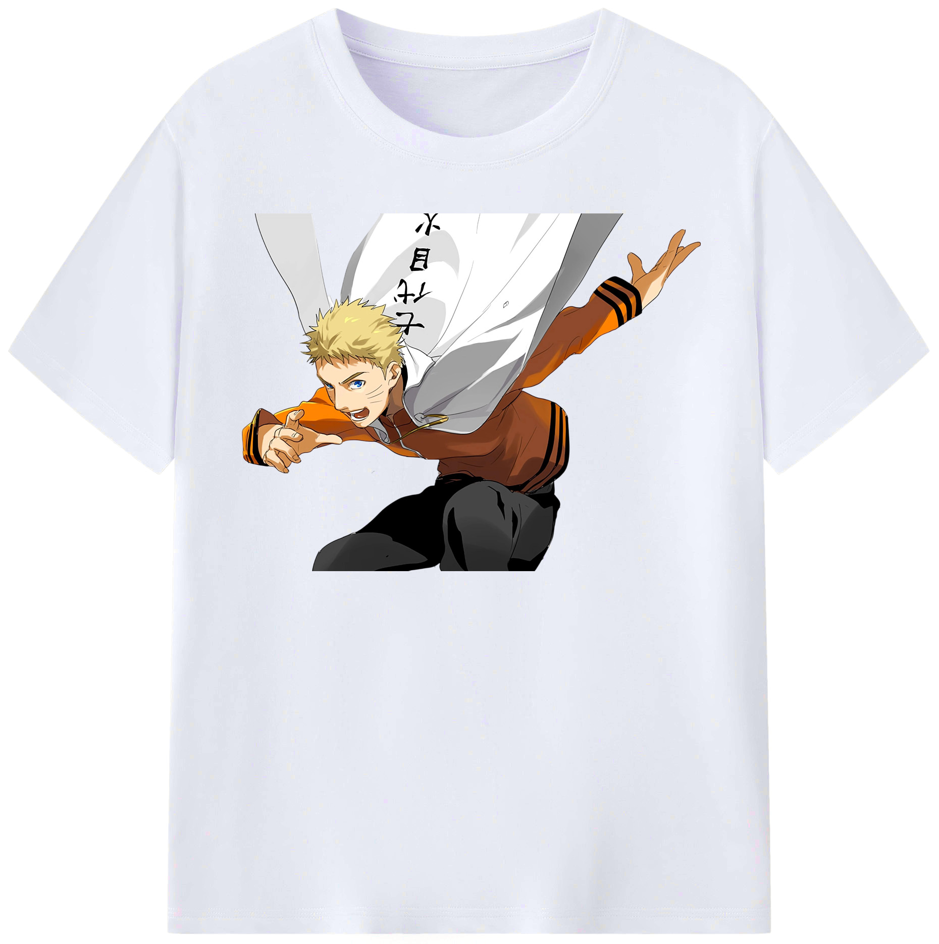 （画像用） NARUTO -ナルト- うずまき ナルト Uzumaki Naruto レディースカジュアルプリントTシャツ（綿100％）