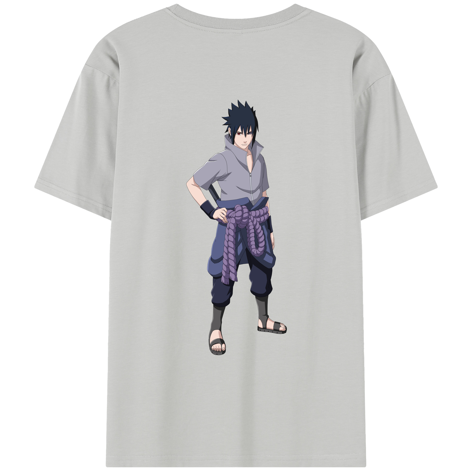 （画像用） NARUTO -ナルト- うちは サスケ Uchiha Sasuke レディース半袖Tシャツ(バックプリント)