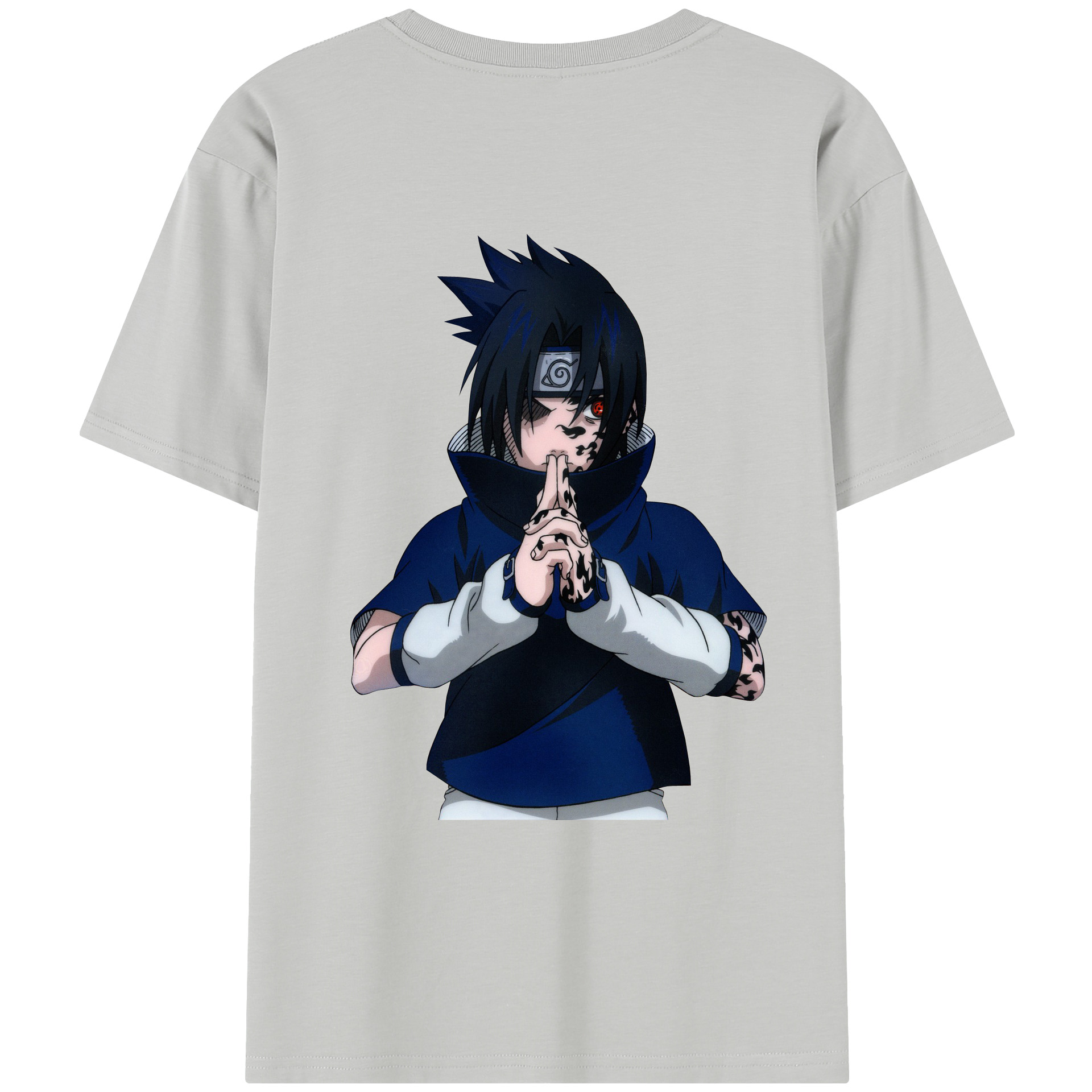 （画像用） NARUTO -ナルト- うちは サスケ Uchiha Sasuke レディース半袖Tシャツ(バックプリント)