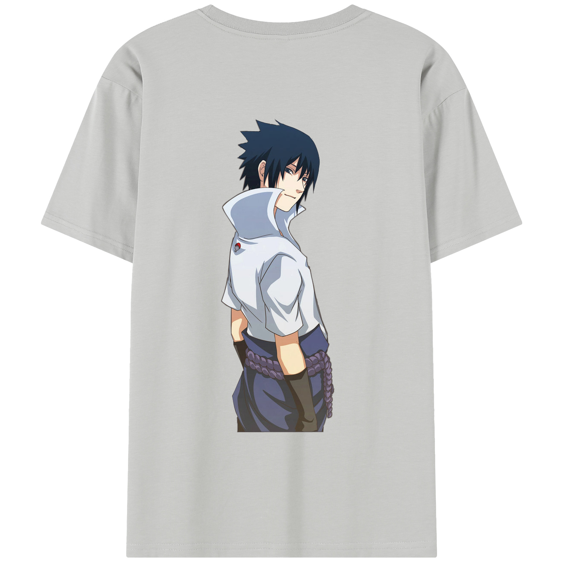 （画像用） NARUTO -ナルト- うちは サスケ Uchiha Sasuke レディース半袖Tシャツ(バックプリント)