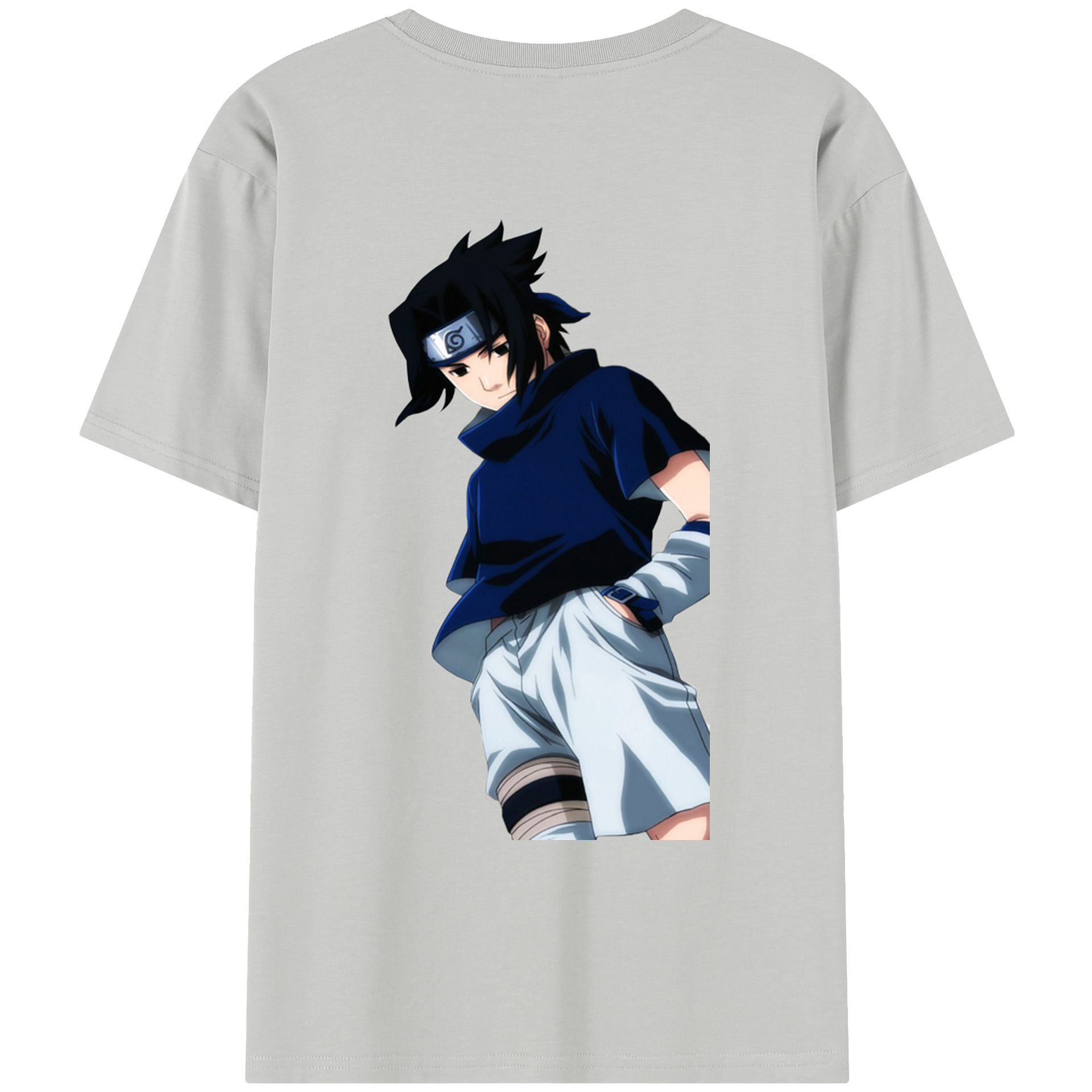 （画像用） NARUTO -ナルト- うちは サスケ Uchiha Sasuke レディース半袖Tシャツ(バックプリント)