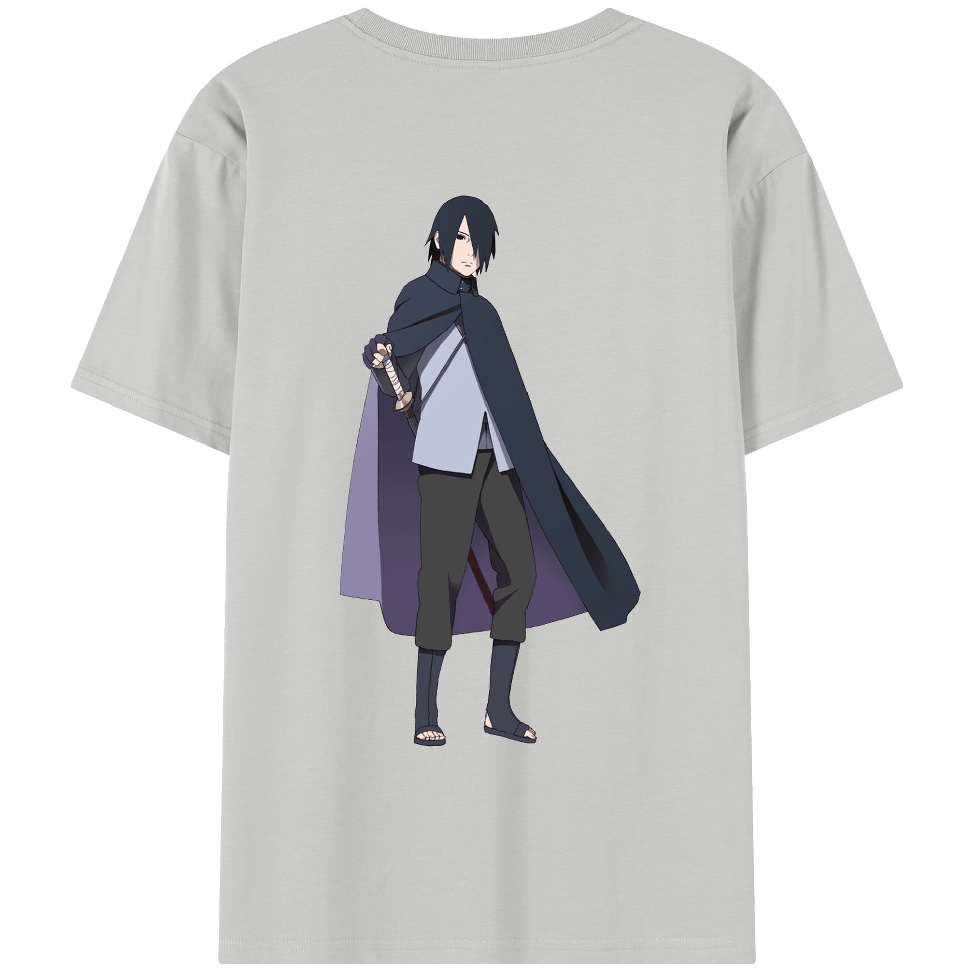 （画像用） NARUTO -ナルト- うちは サスケ Uchiha Sasuke レディース半袖Tシャツ(バックプリント)