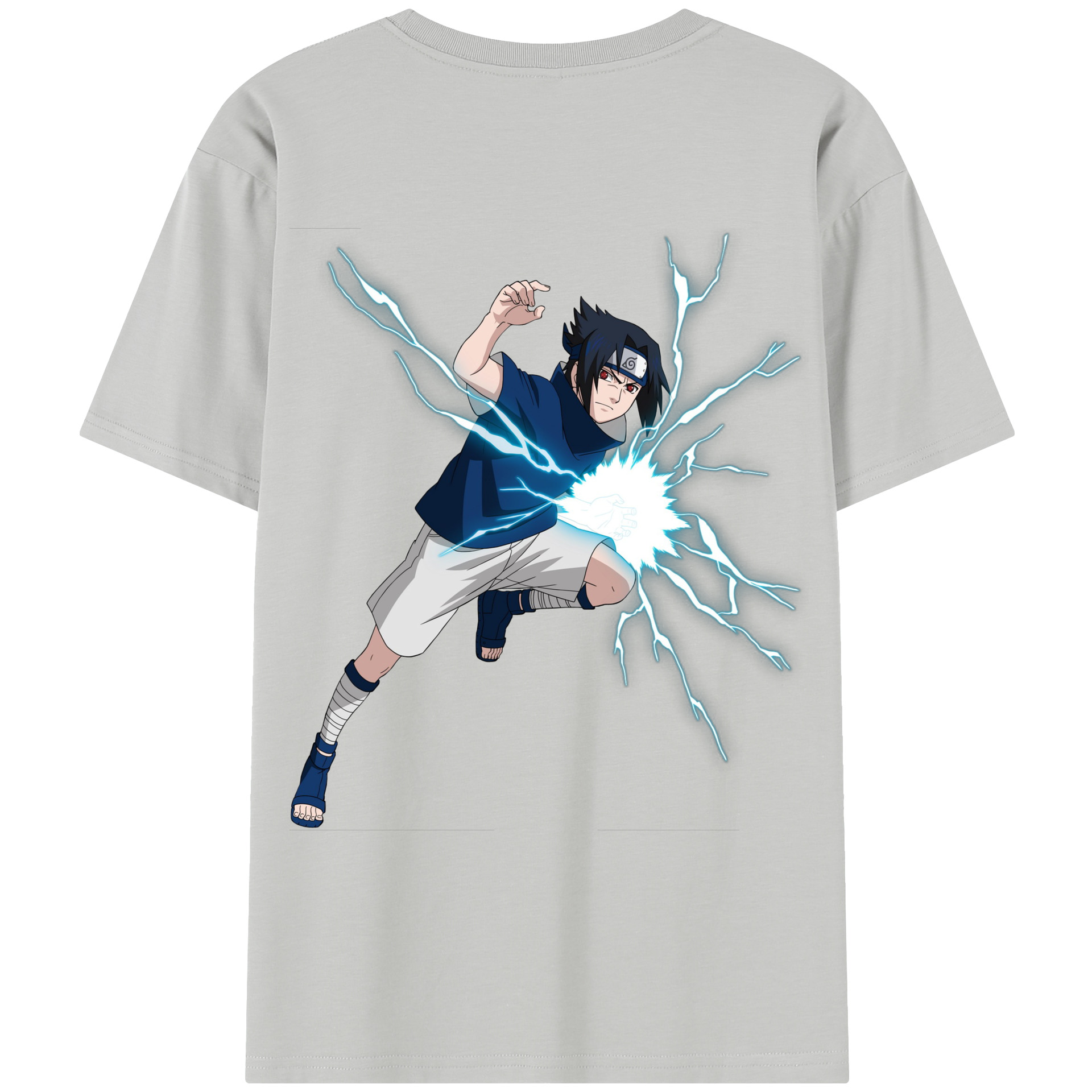 （画像用） NARUTO -ナルト- うちは サスケ Uchiha Sasuke レディース半袖Tシャツ(バックプリント)
