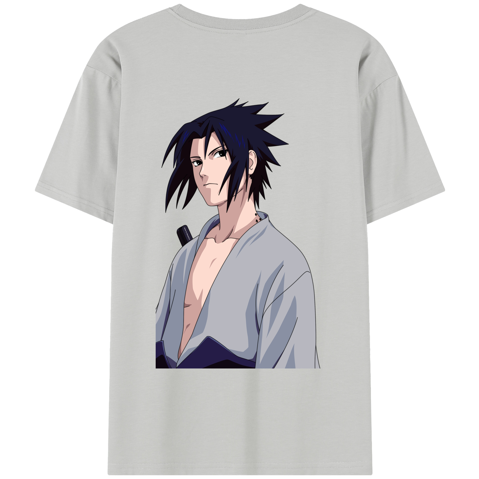 （画像用） NARUTO -ナルト- うちは サスケ Uchiha Sasuke レディース半袖Tシャツ(バックプリント)