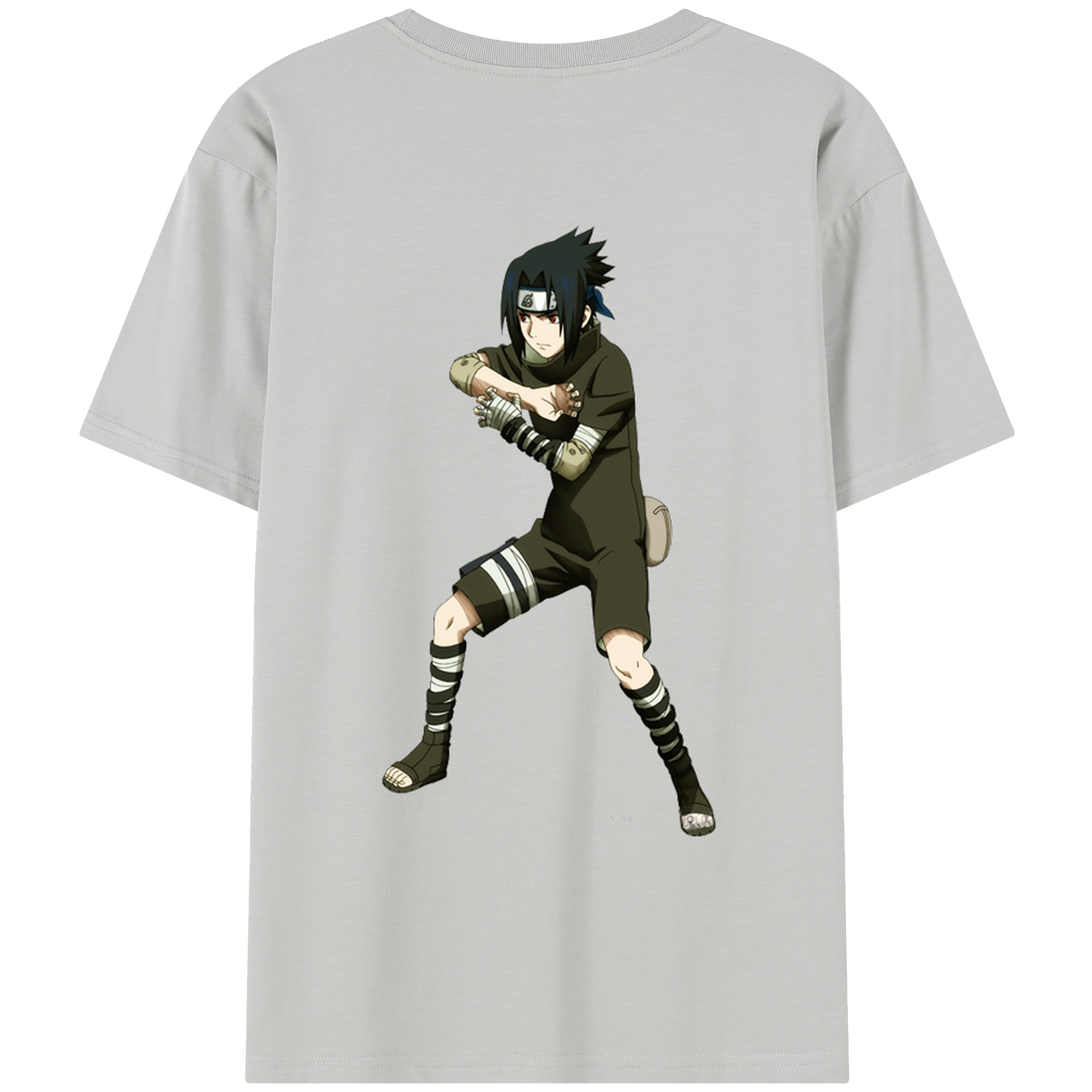 （画像用） NARUTO -ナルト- うちは サスケ Uchiha Sasuke レディース半袖Tシャツ(バックプリント)