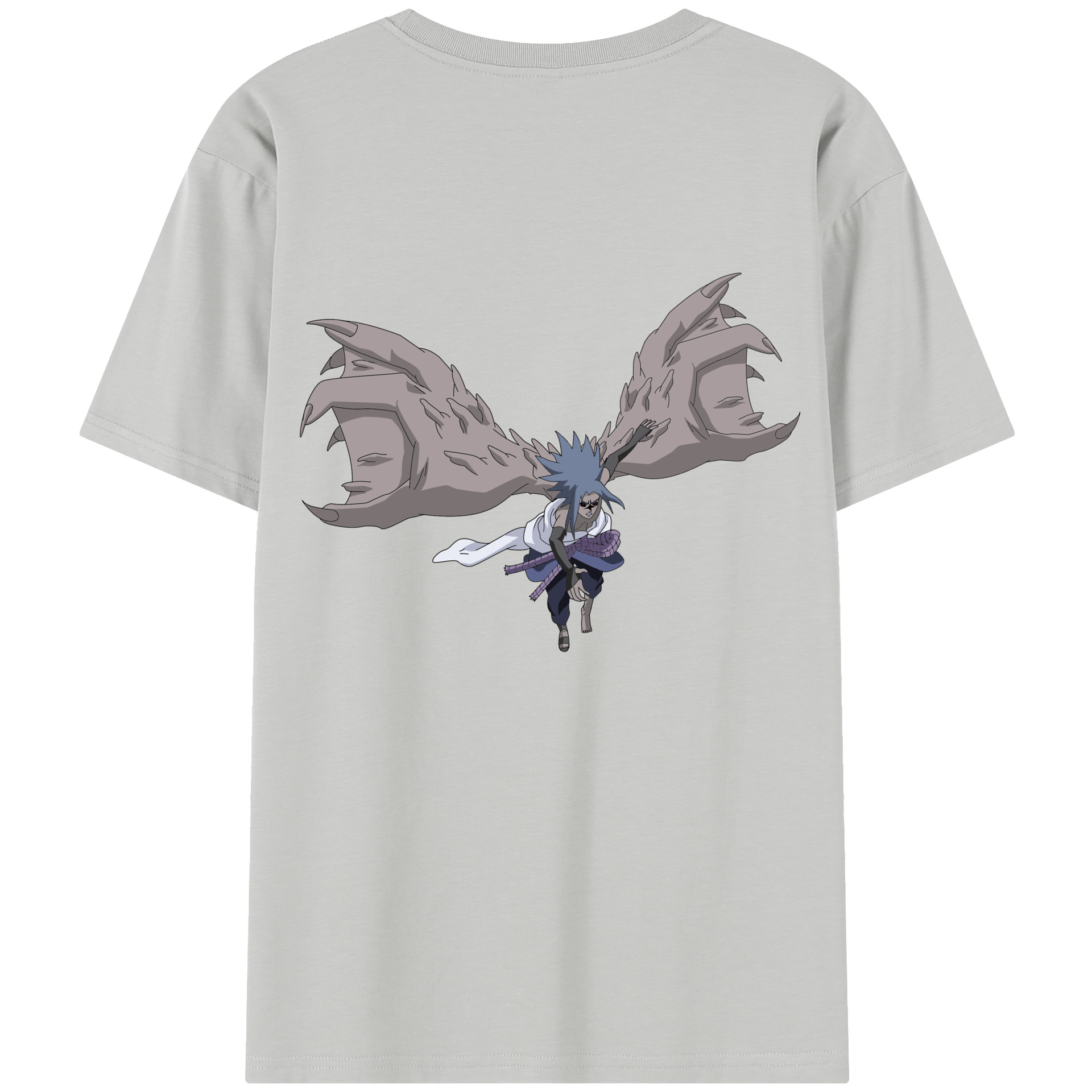 （画像用） NARUTO -ナルト- うちは サスケ Uchiha Sasuke レディース半袖Tシャツ(バックプリント)