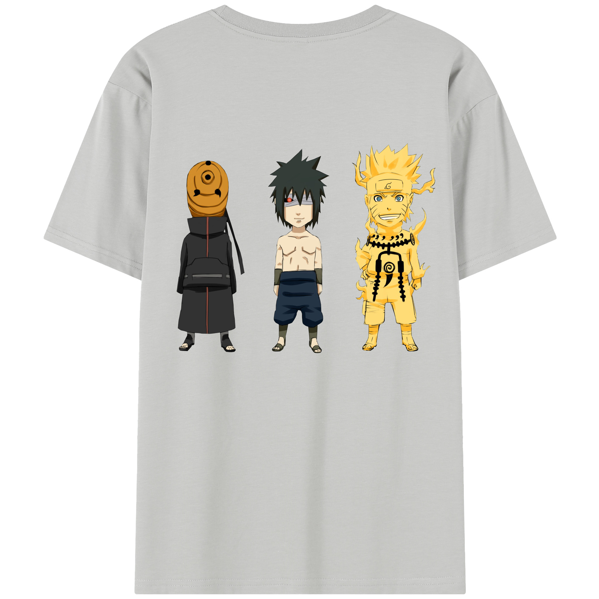 （画像用） NARUTO -ナルト- うちは サスケ Uchiha Sasuke レディース半袖Tシャツ(バックプリント)