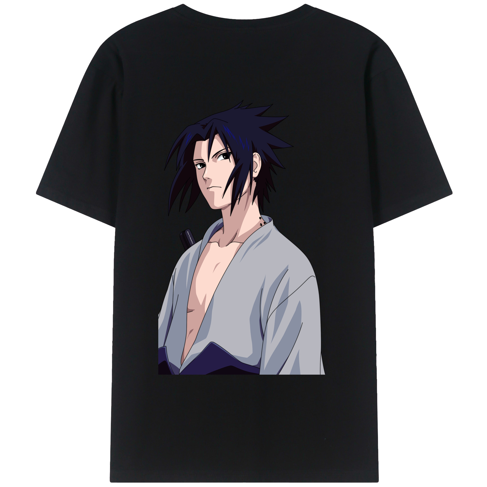 （画像用） NARUTO -ナルト- うちは サスケ Uchiha Sasuke レディース半袖Tシャツ(バックプリント)
