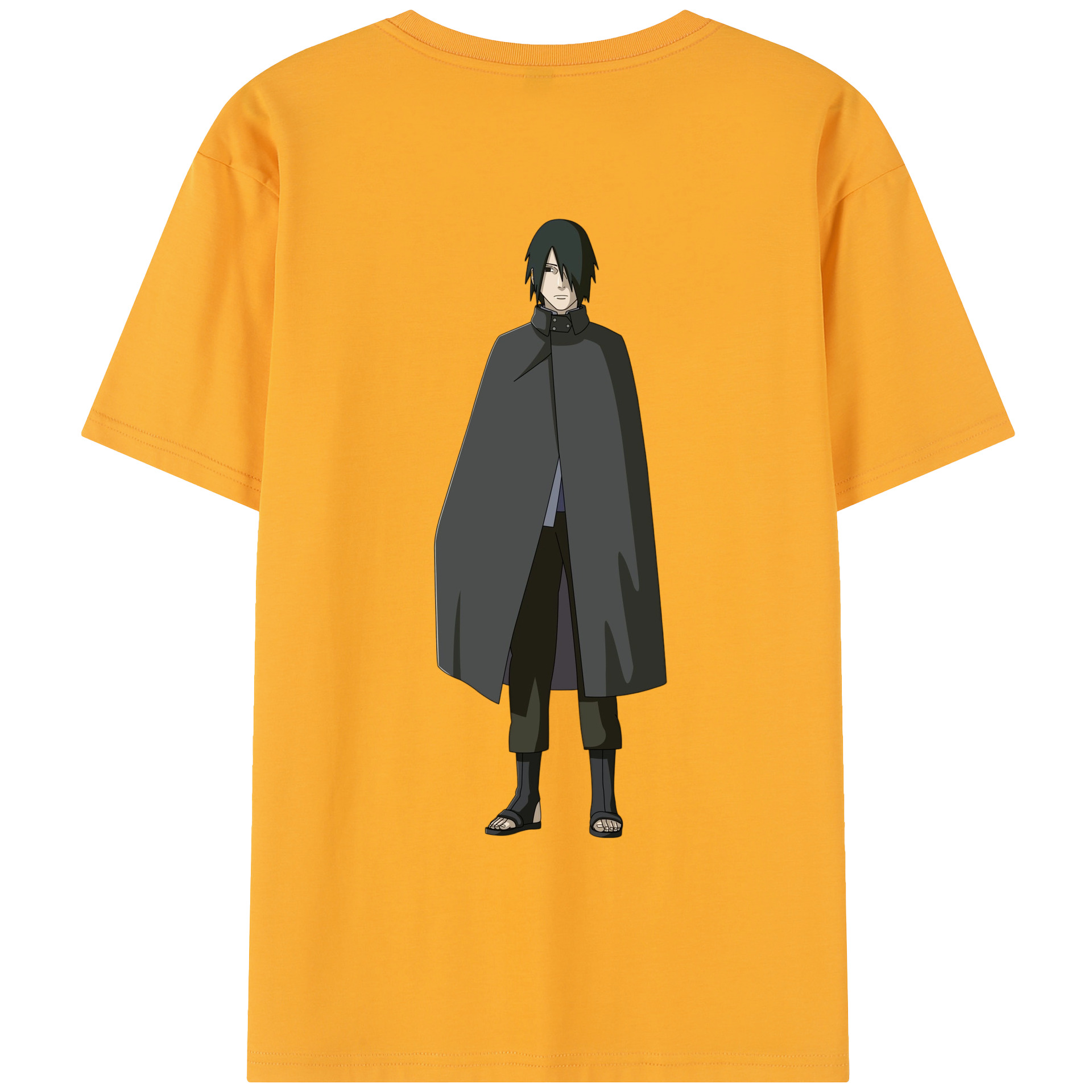 （画像用） NARUTO -ナルト- うちは サスケ Uchiha Sasuke レディース半袖Tシャツ(バックプリント)