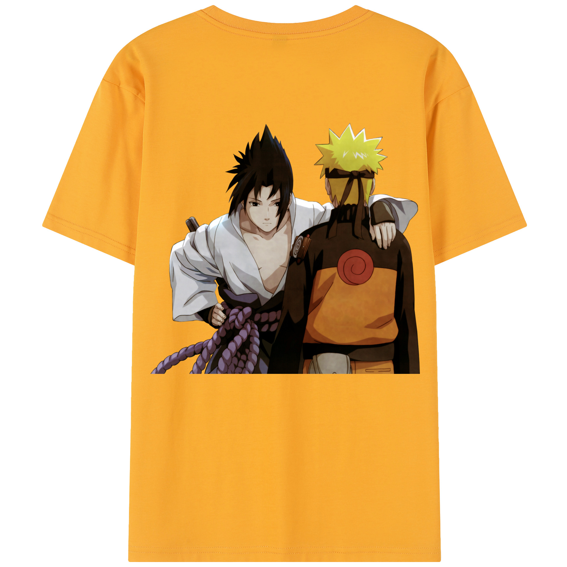 （画像用） NARUTO -ナルト- うちは サスケ Uchiha Sasuke レディース半袖Tシャツ(バックプリント)