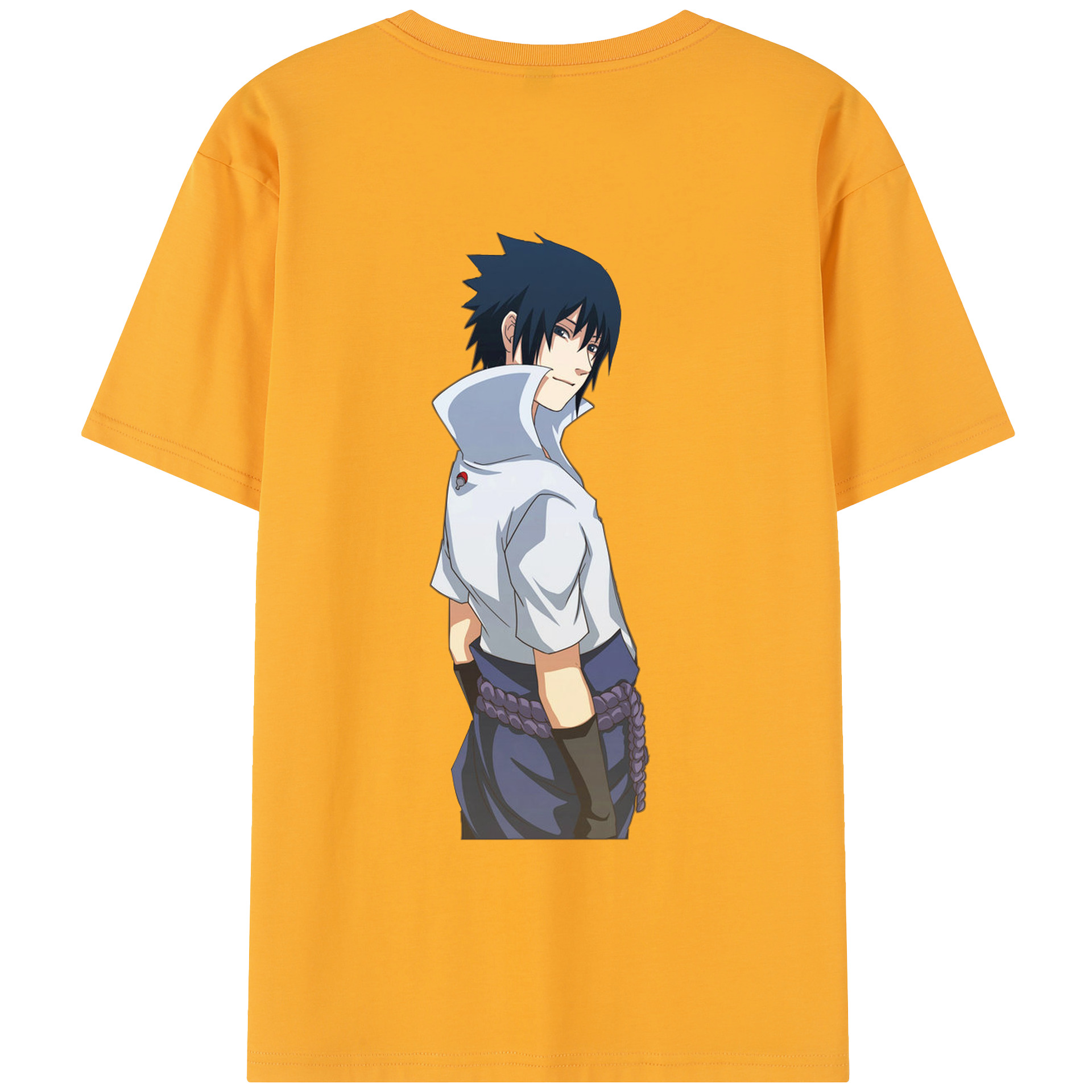 （画像用） NARUTO -ナルト- うちは サスケ Uchiha Sasuke レディース半袖Tシャツ(バックプリント)