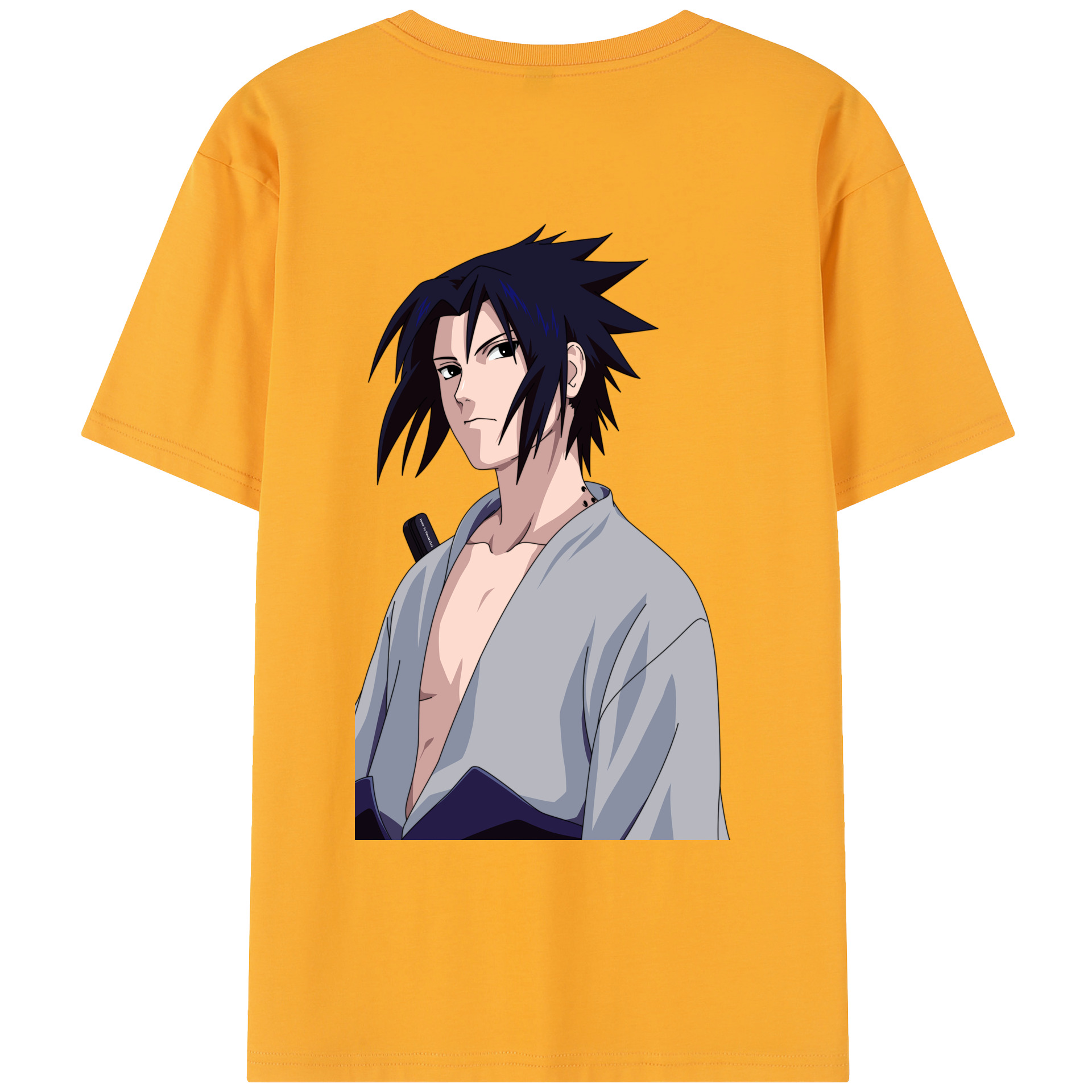 （画像用） NARUTO -ナルト- うちは サスケ Uchiha Sasuke レディース半袖Tシャツ(バックプリント)
