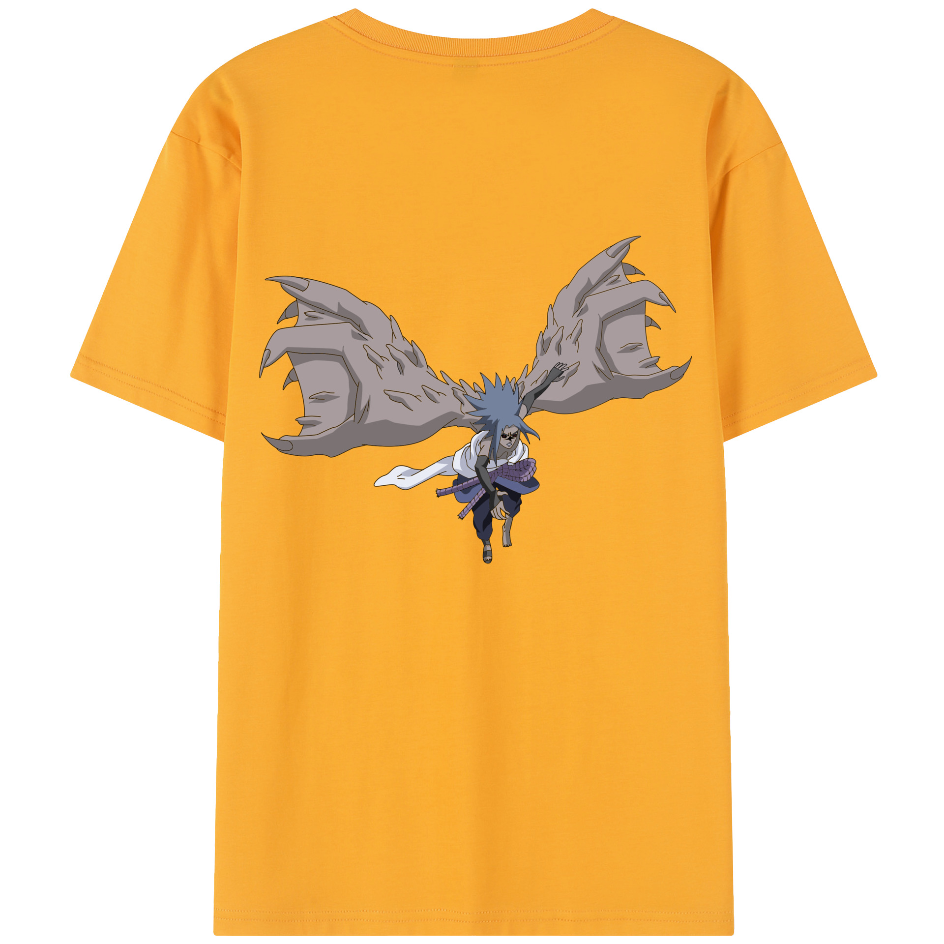 （画像用） NARUTO -ナルト- うちは サスケ Uchiha Sasuke レディース半袖Tシャツ(バックプリント)