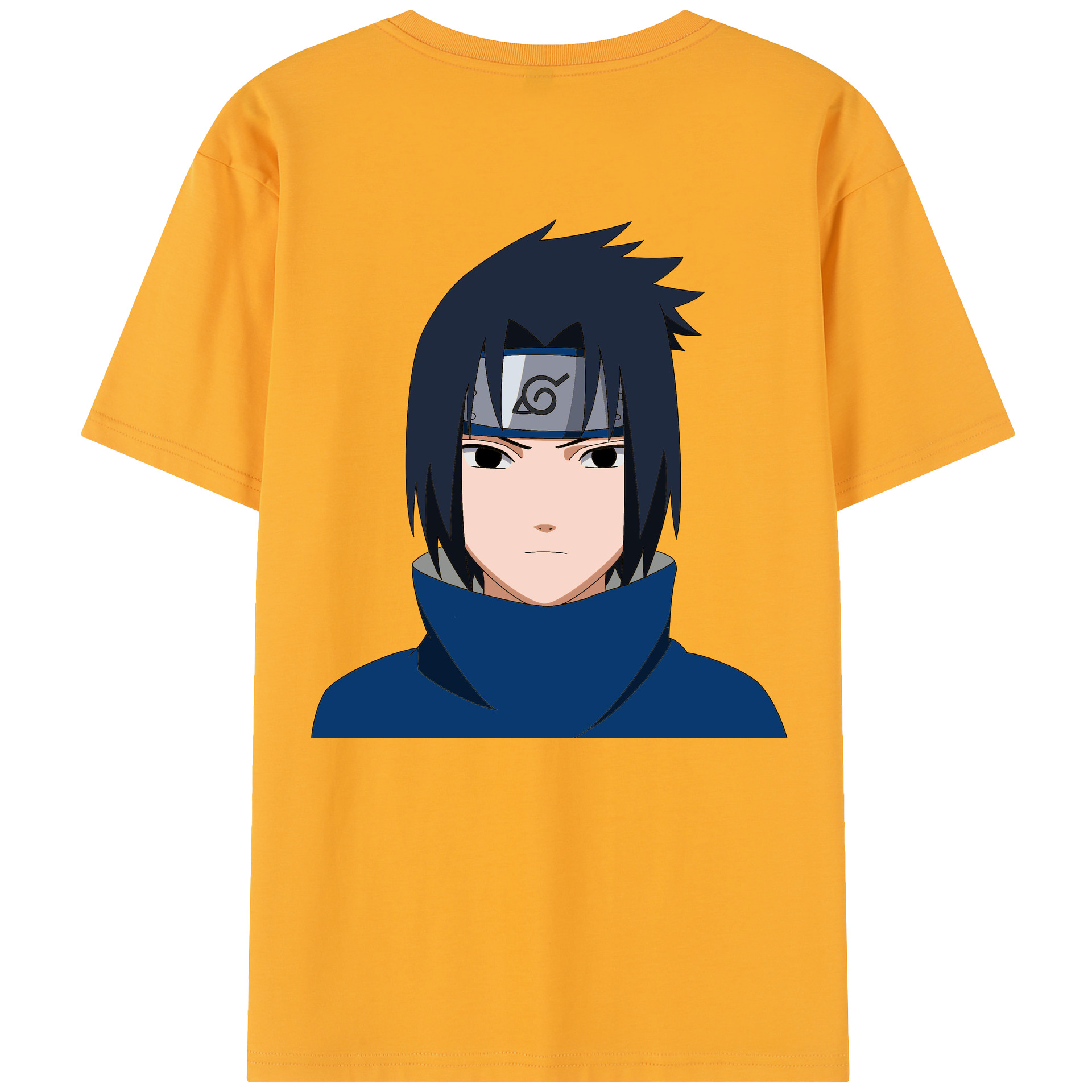 （画像用） NARUTO -ナルト- うちは サスケ Uchiha Sasuke レディース半袖Tシャツ(バックプリント)