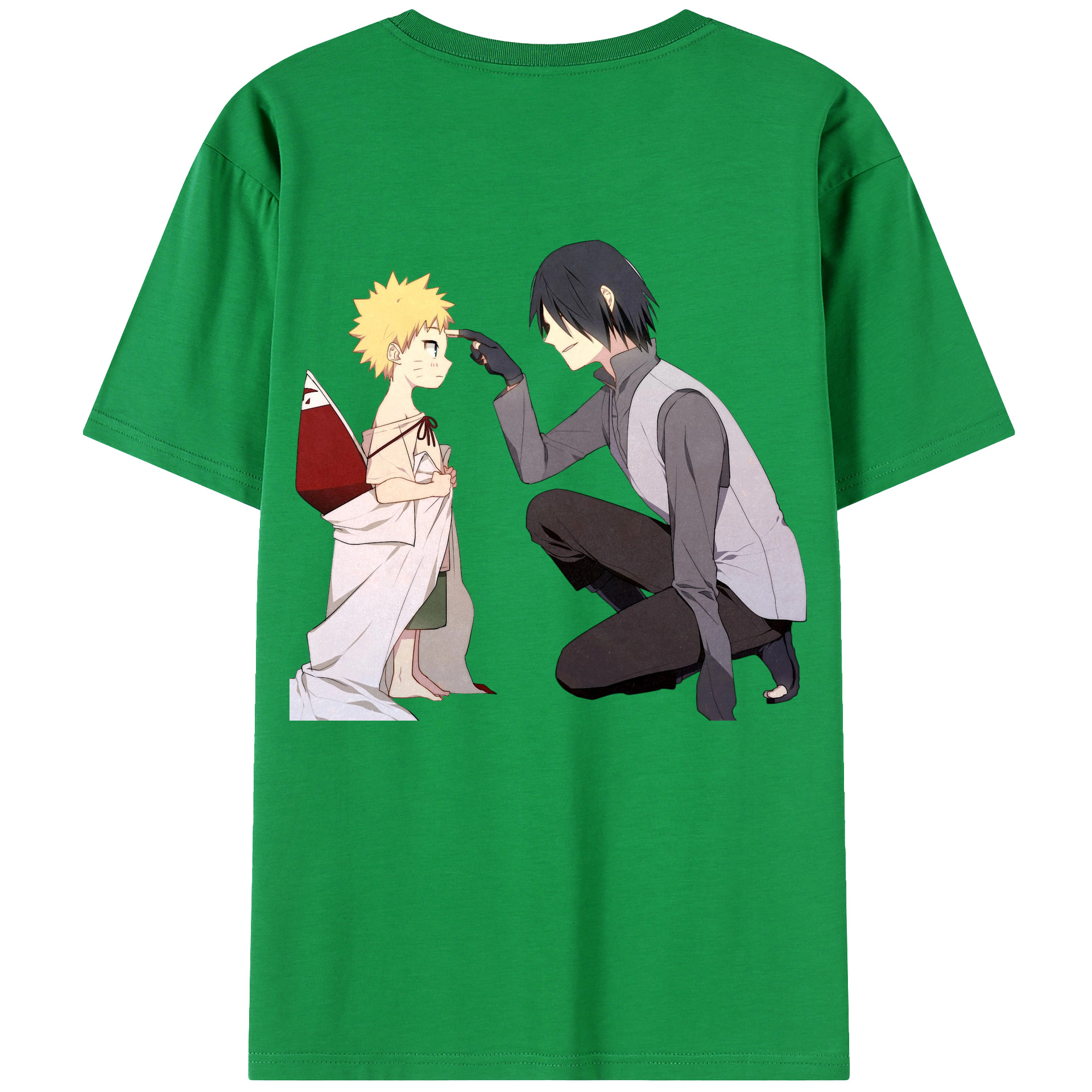 （画像用） NARUTO -ナルト- うちは サスケ Uchiha Sasuke レディース半袖Tシャツ(バックプリント)