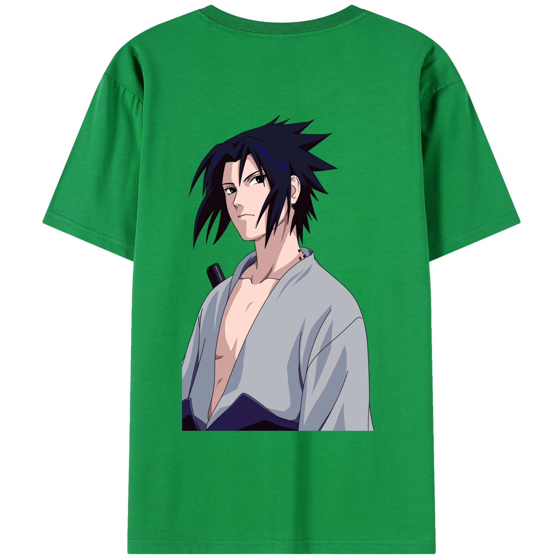 （画像用） NARUTO -ナルト- うちは サスケ Uchiha Sasuke レディース半袖Tシャツ(バックプリント)