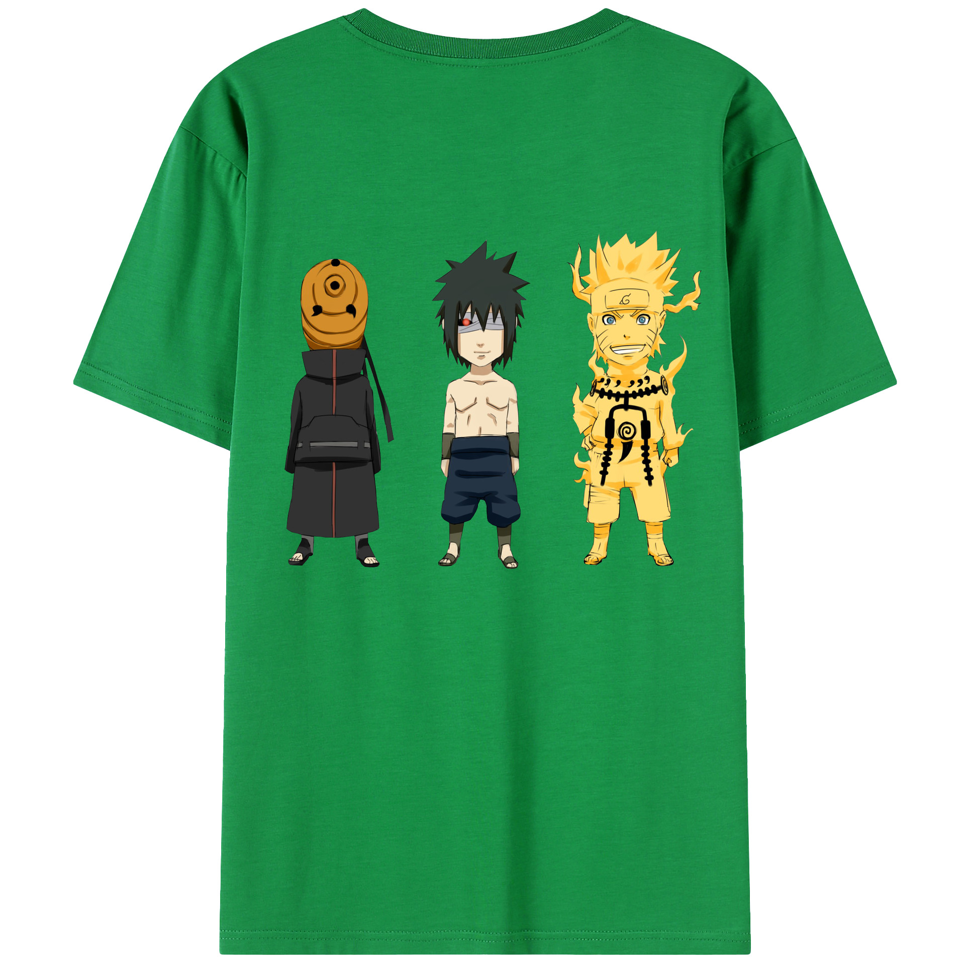 （画像用） NARUTO -ナルト- うちは サスケ Uchiha Sasuke レディース半袖Tシャツ(バックプリント)