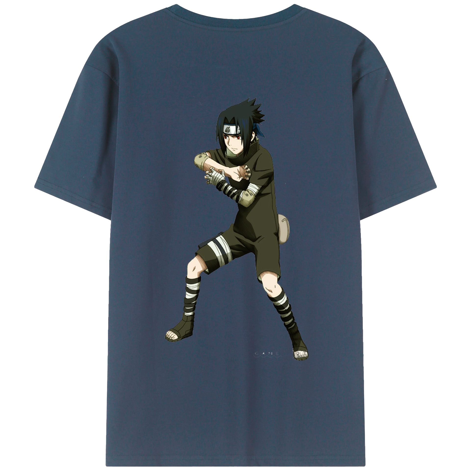 （画像用） NARUTO -ナルト- うちは サスケ Uchiha Sasuke レディース半袖Tシャツ(バックプリント)