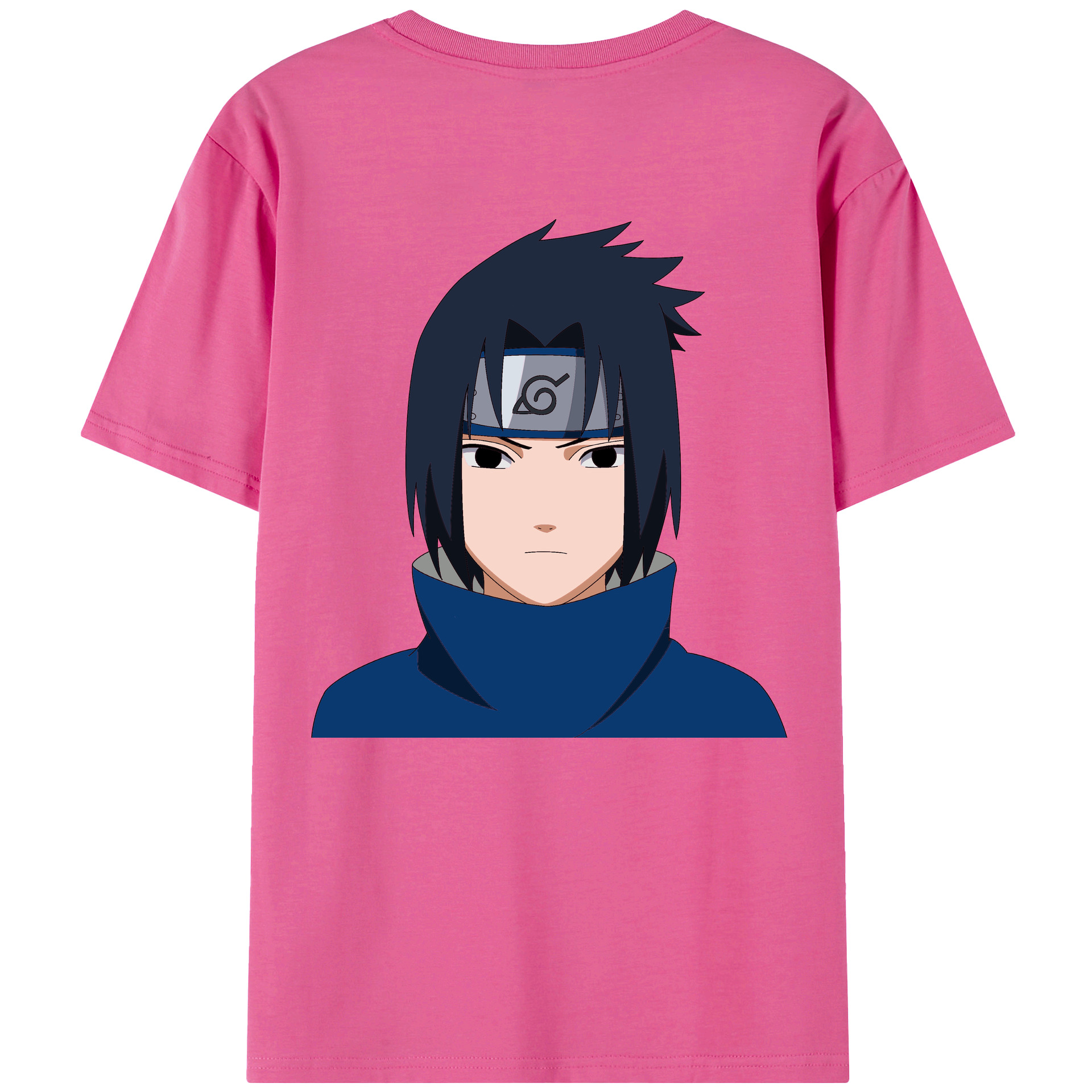 （画像用） NARUTO -ナルト- うちは サスケ Uchiha Sasuke レディース半袖Tシャツ(バックプリント)
