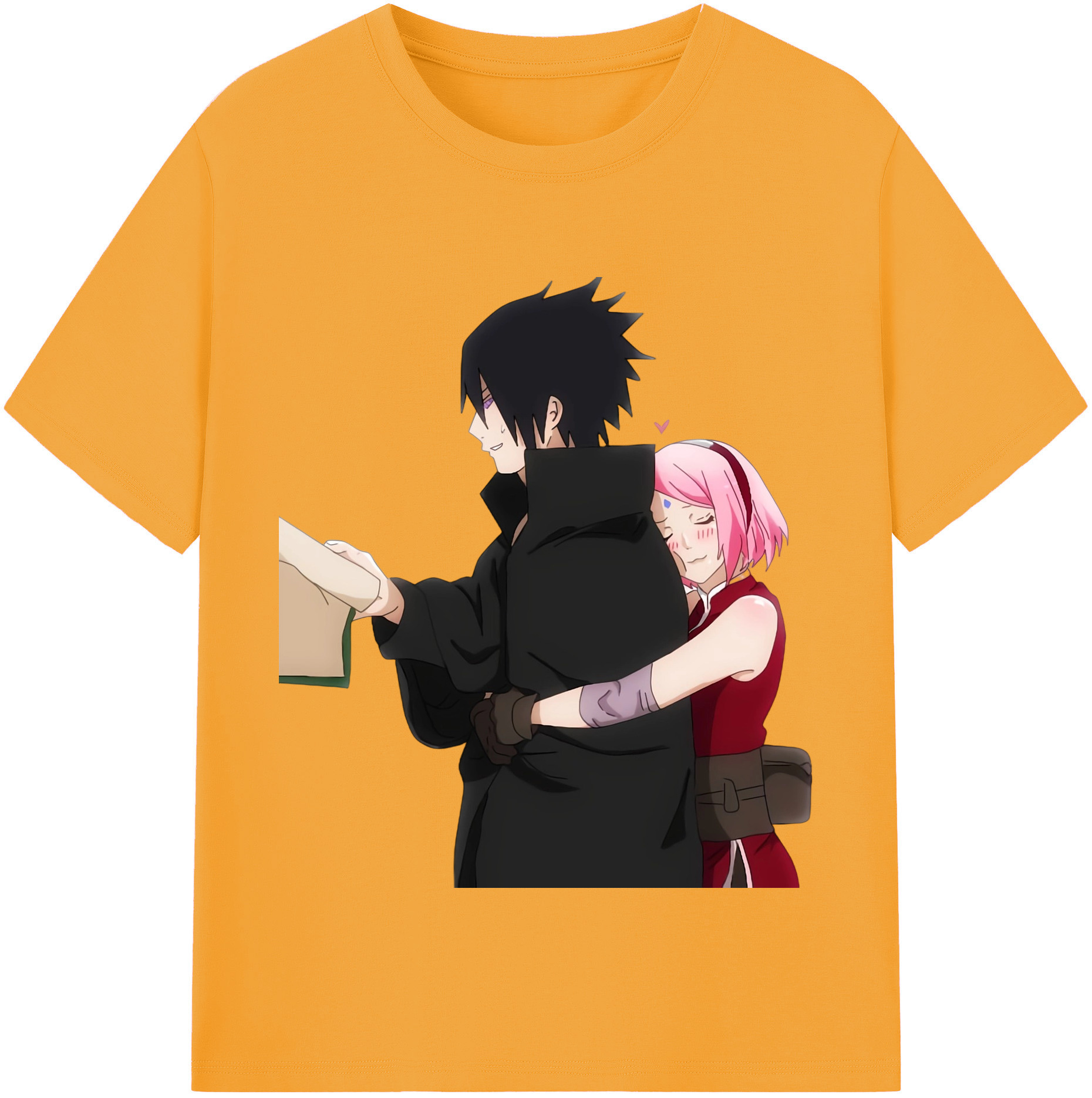 （画像用） NARUTO -ナルト- うちは サスケ Uchiha Sasuke レディースカジュアルプリントTシャツ（綿100％）