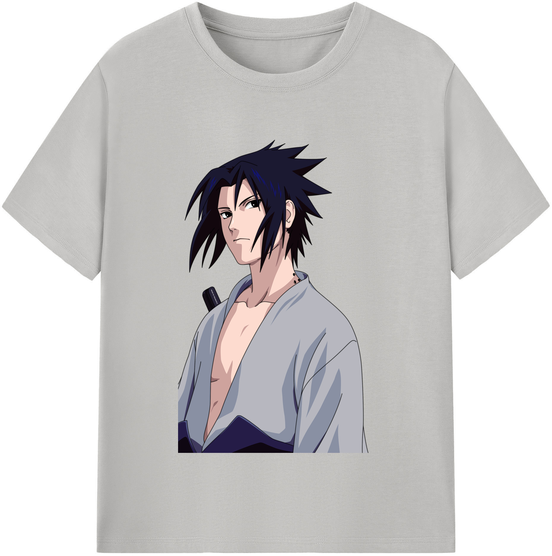 （画像用） NARUTO -ナルト- うちは サスケ Uchiha Sasuke レディースカジュアルプリントTシャツ（綿100％）