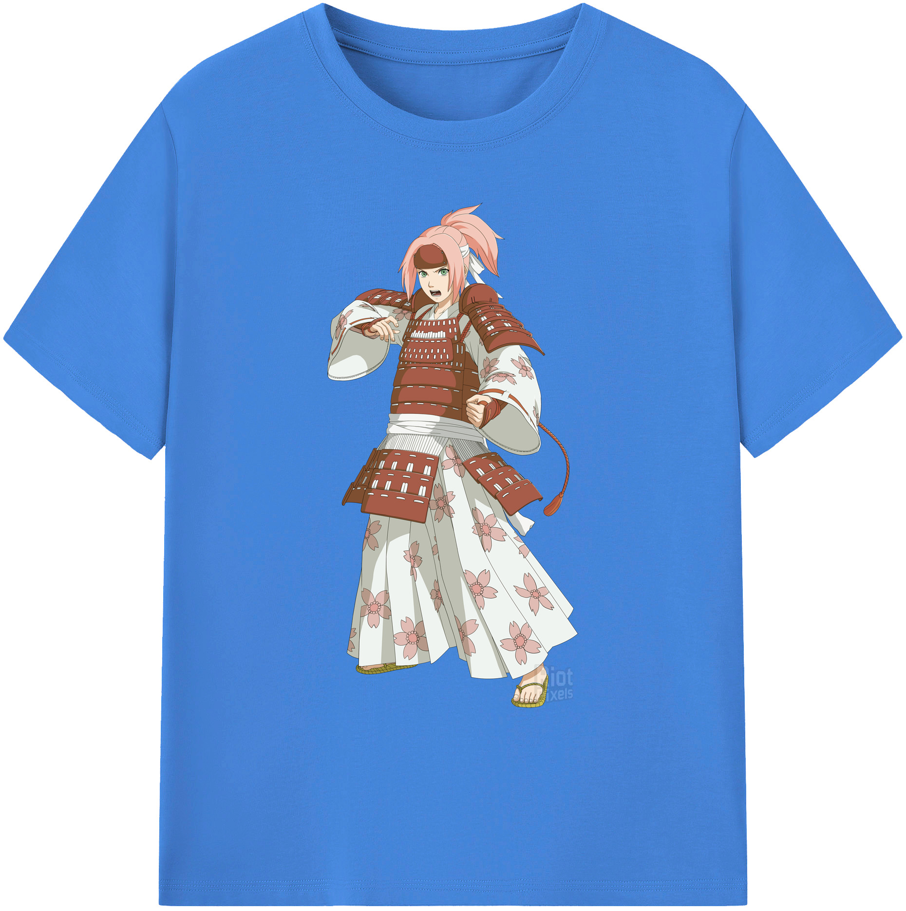 （画像用） NARUTO -ナルト- 春野サクラ Haruno Sakura 綿100％ メンズ半袖Tシャツ｜肌触りやわらか＆通気性