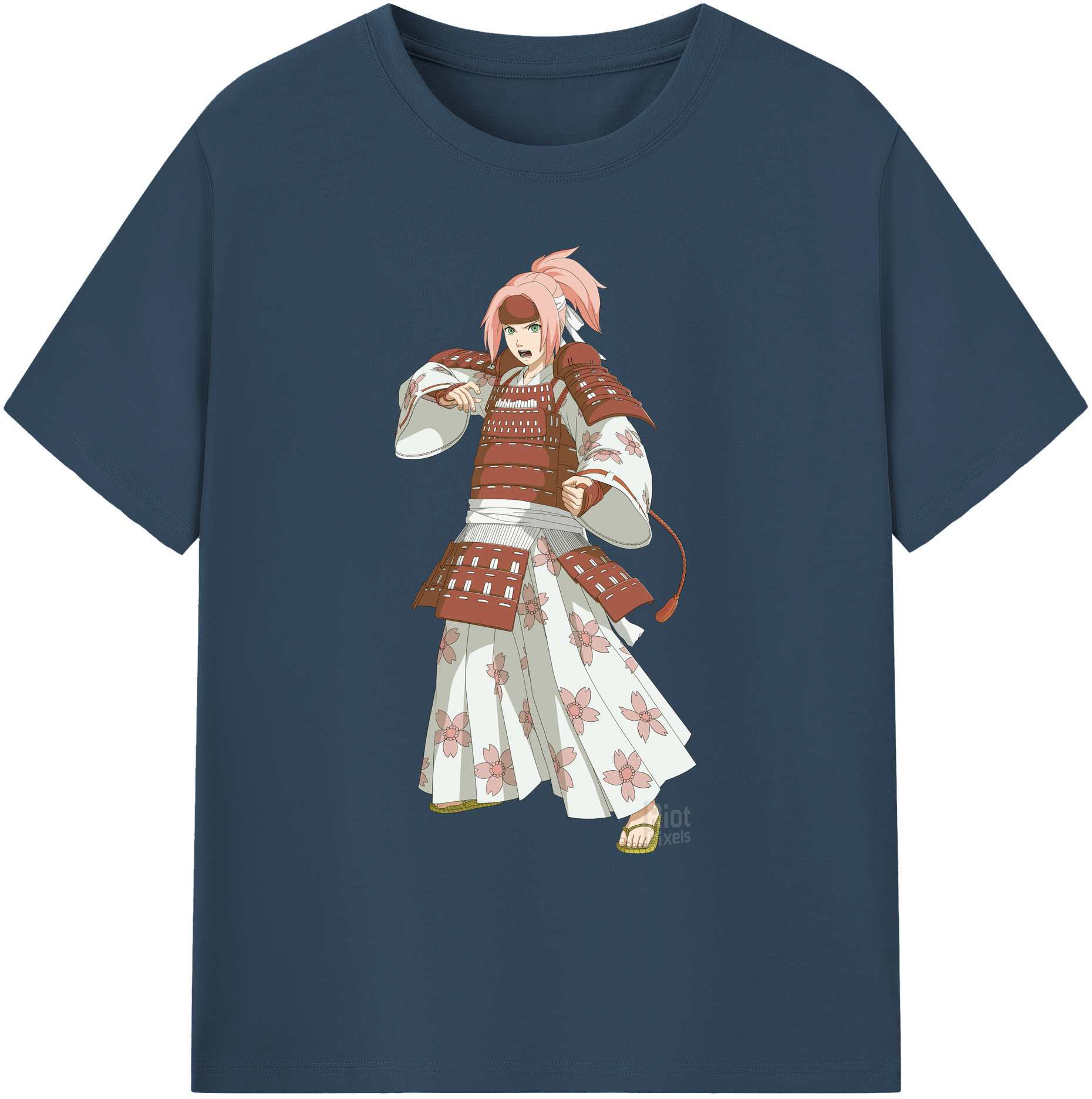（画像用） NARUTO -ナルト- 春野サクラ Haruno Sakura 綿100％ メンズ半袖Tシャツ｜肌触りやわらか＆通気性