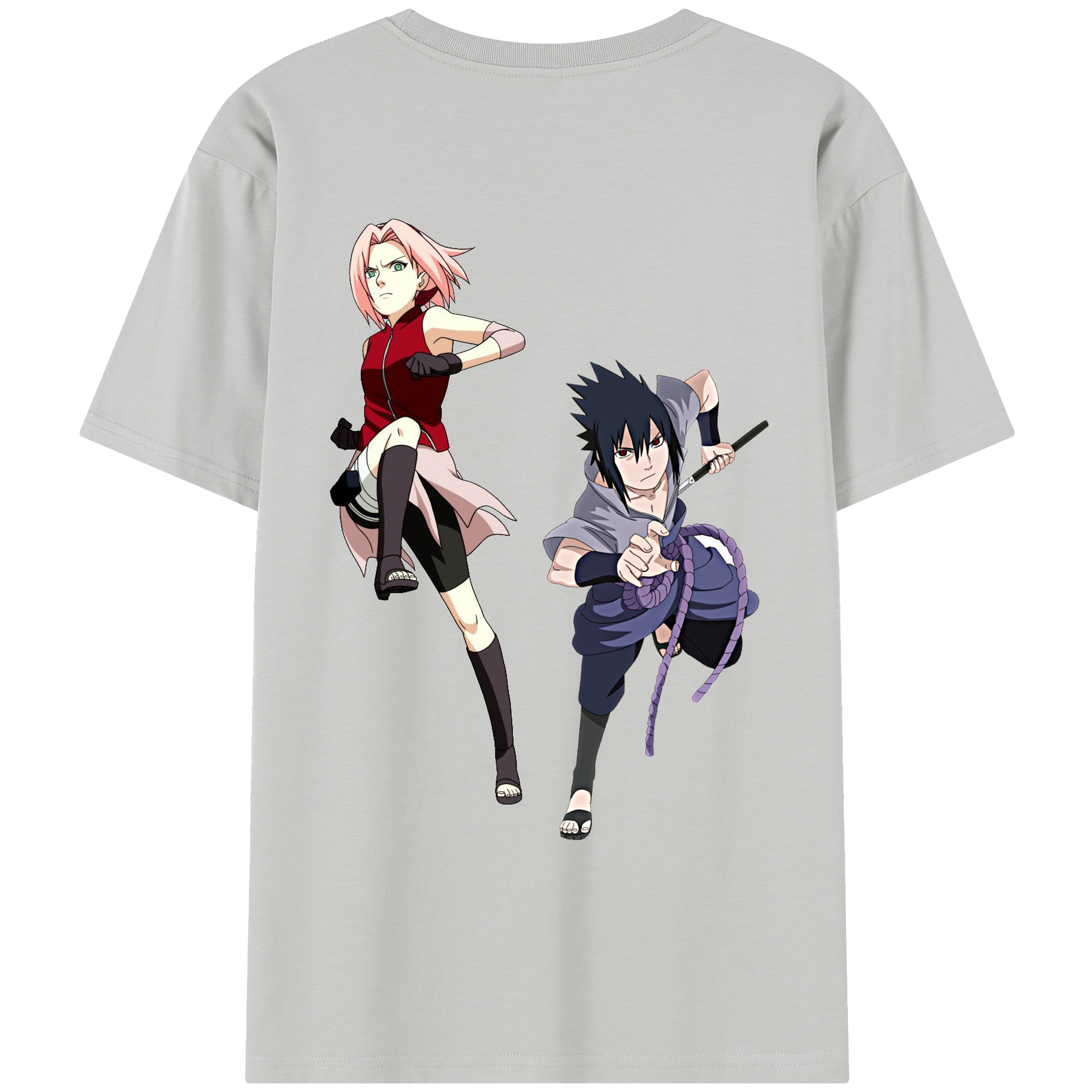 （画像用） NARUTO -ナルト- 春野サクラ Haruno Sakura レディース半袖Tシャツ(バックプリント)