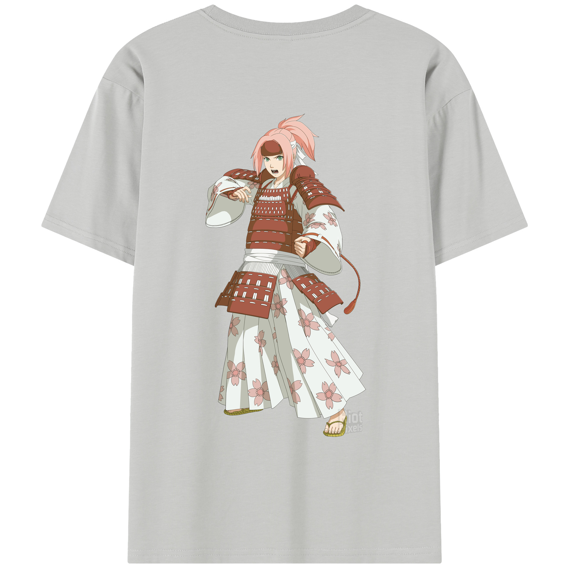 （画像用） NARUTO -ナルト- 春野サクラ Haruno Sakura レディース半袖Tシャツ(バックプリント)