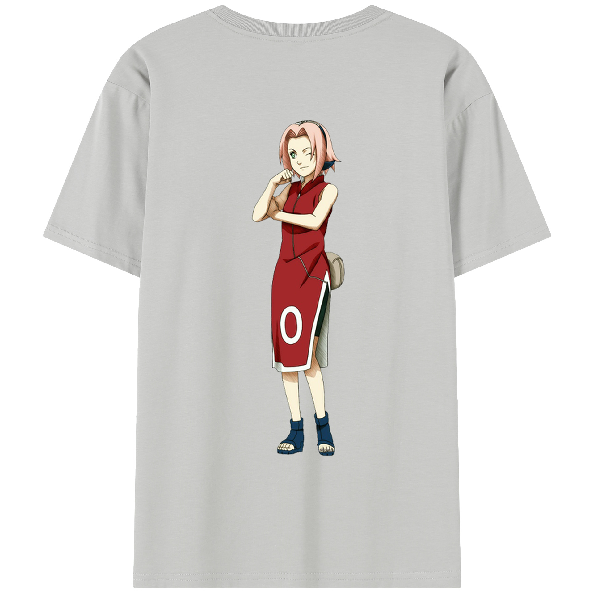 （画像用） NARUTO -ナルト- 春野サクラ Haruno Sakura レディース半袖Tシャツ(バックプリント)