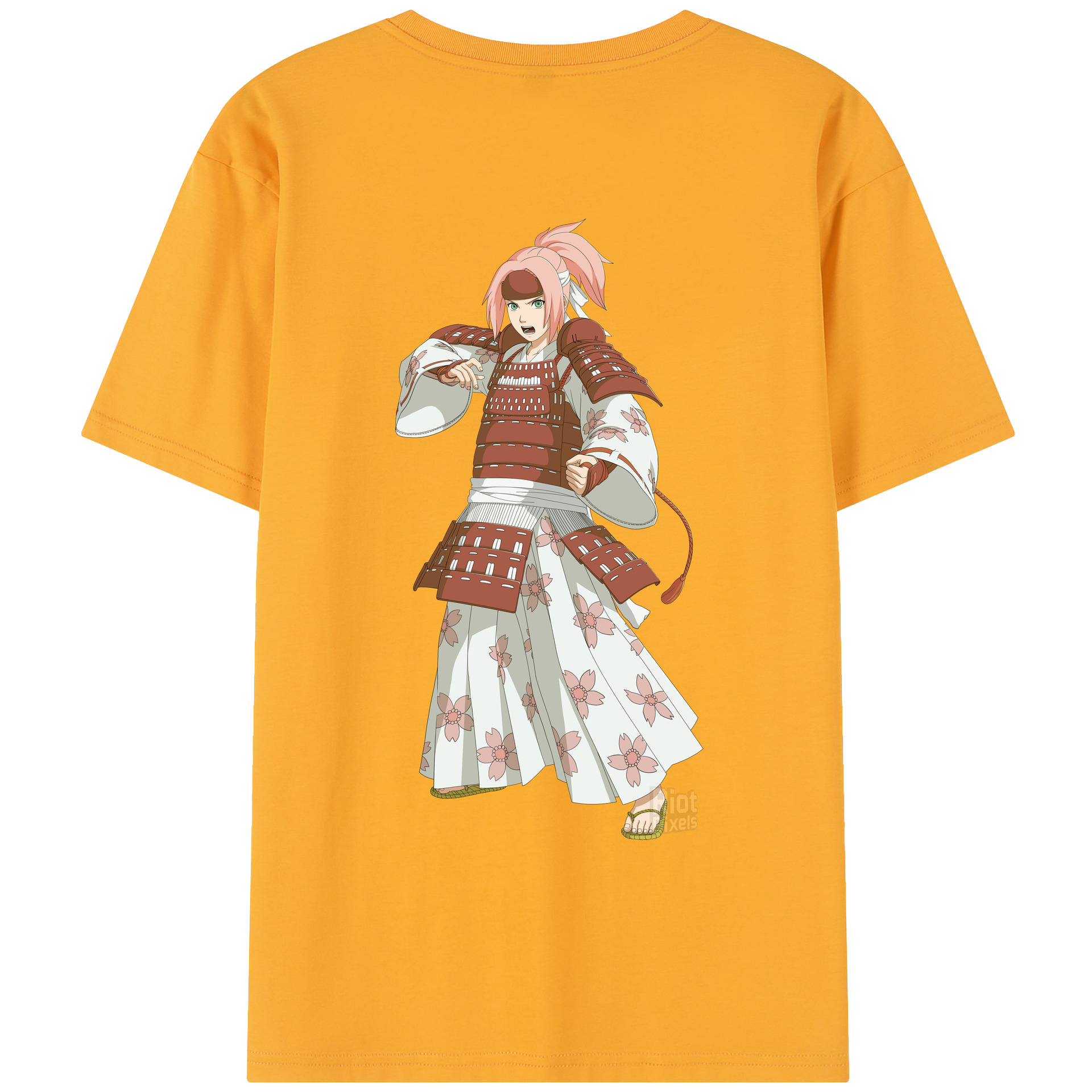 （画像用） NARUTO -ナルト- 春野サクラ Haruno Sakura レディース半袖Tシャツ(バックプリント)